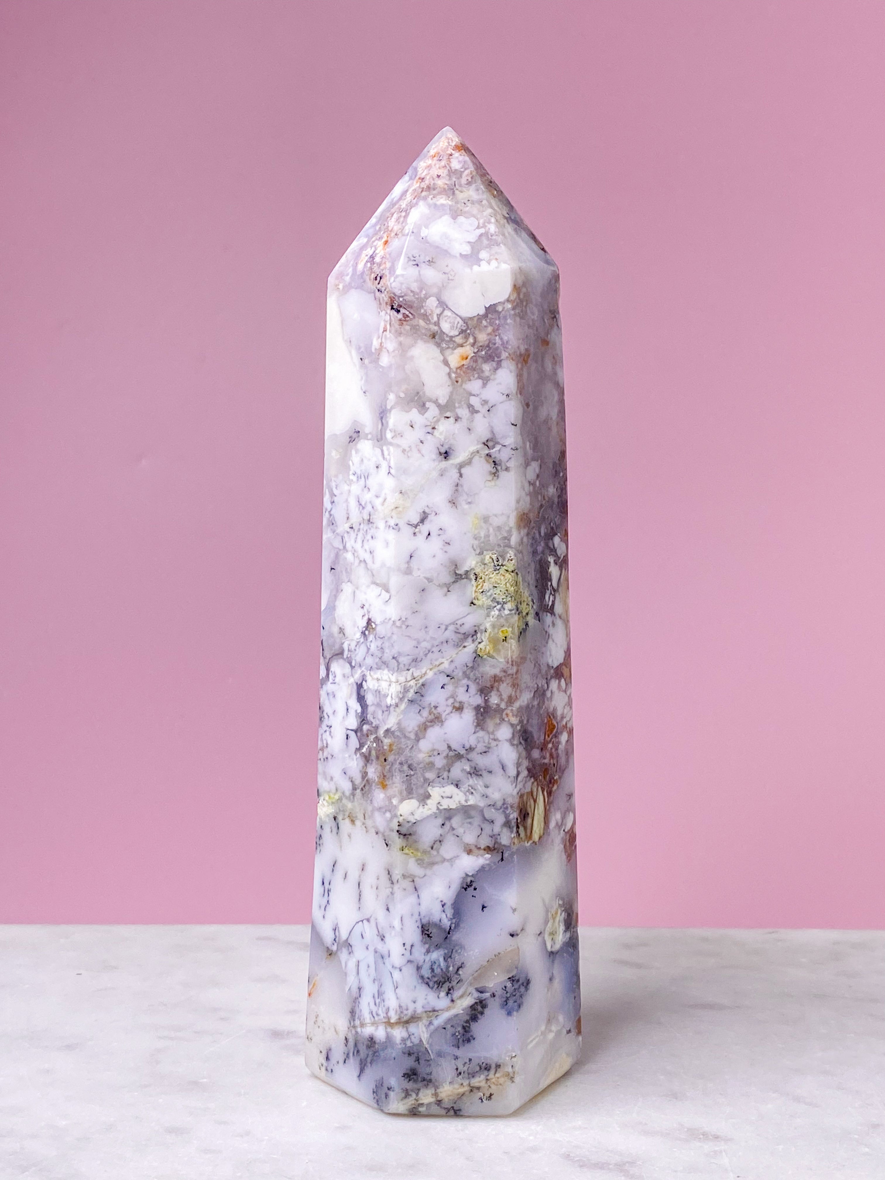 Kæmpe Dendrit Opal Tårn (Nr. 3)
