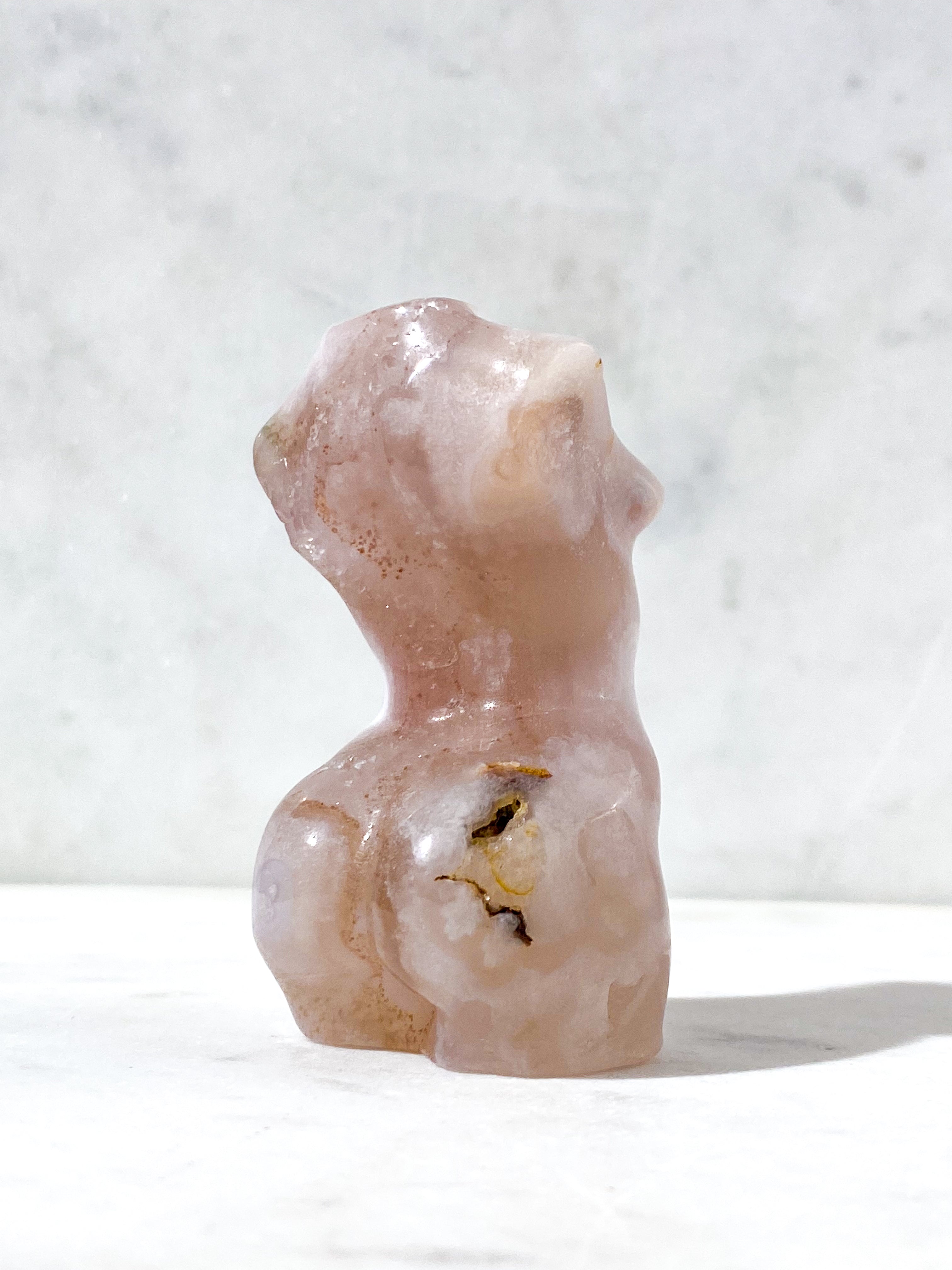 Blomster Agat Torso (Nr. 4)