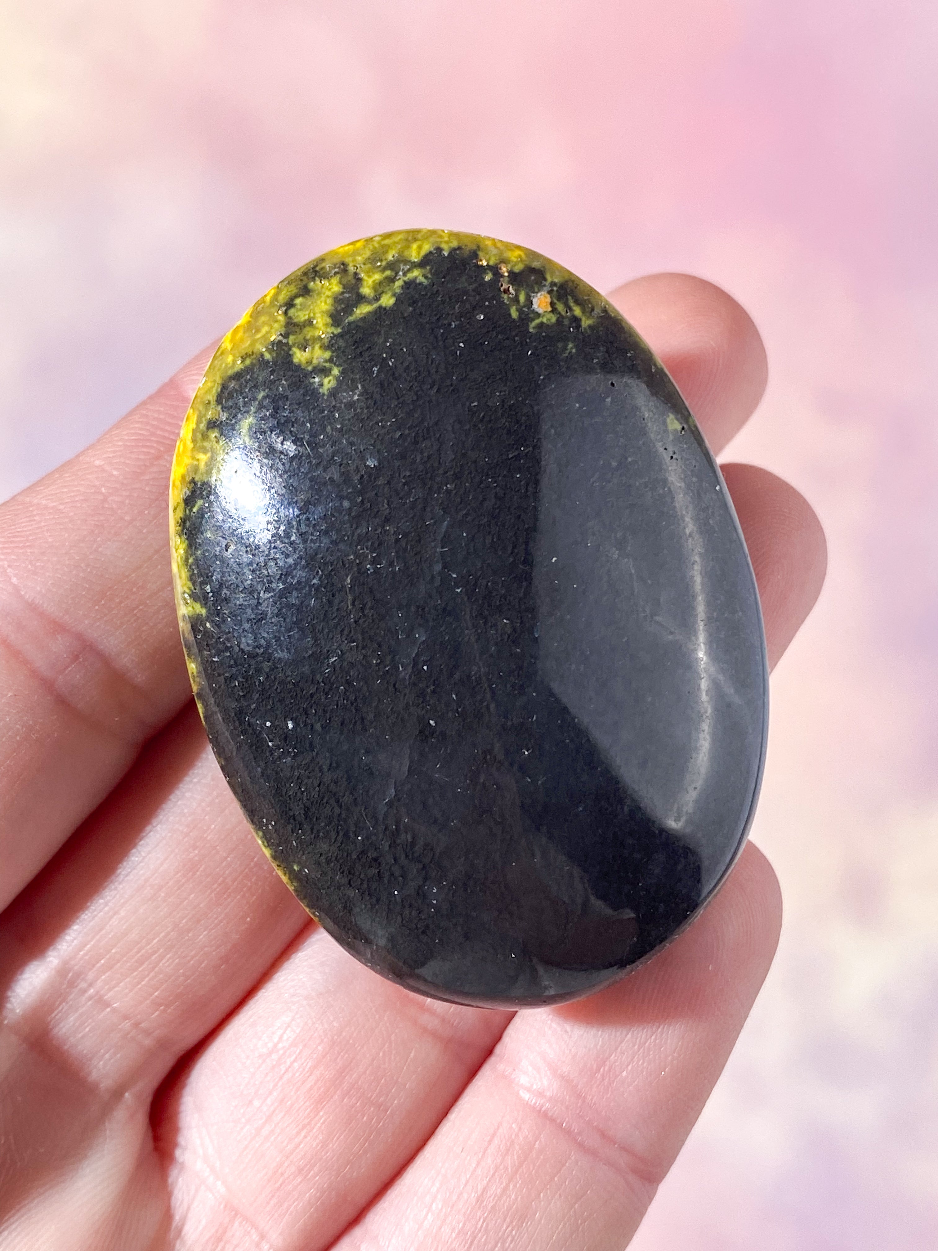 Bumble Bee Calcit Palmstone (Nr. 11)