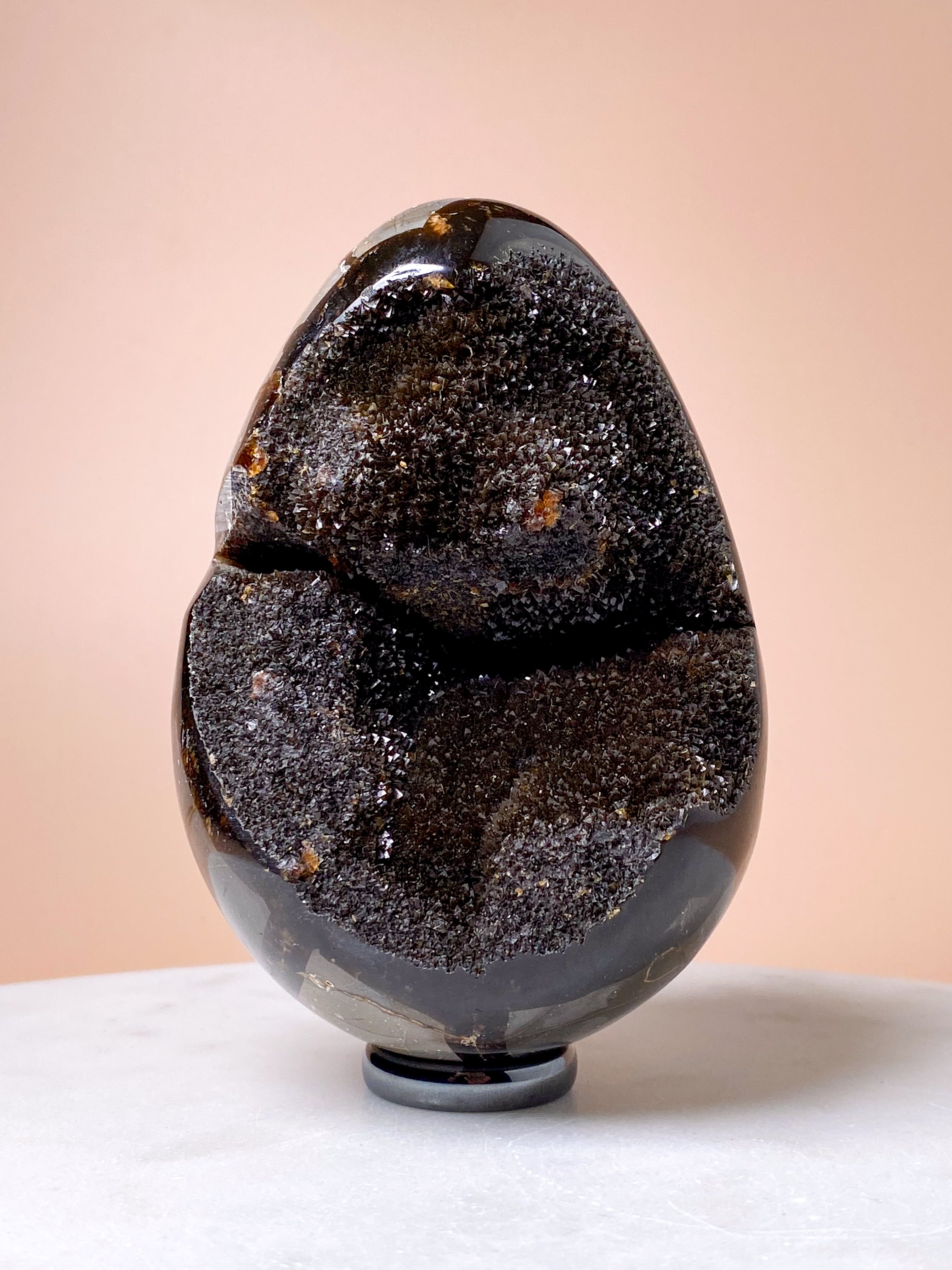 Druzy Septarie-ägg (nr 4)