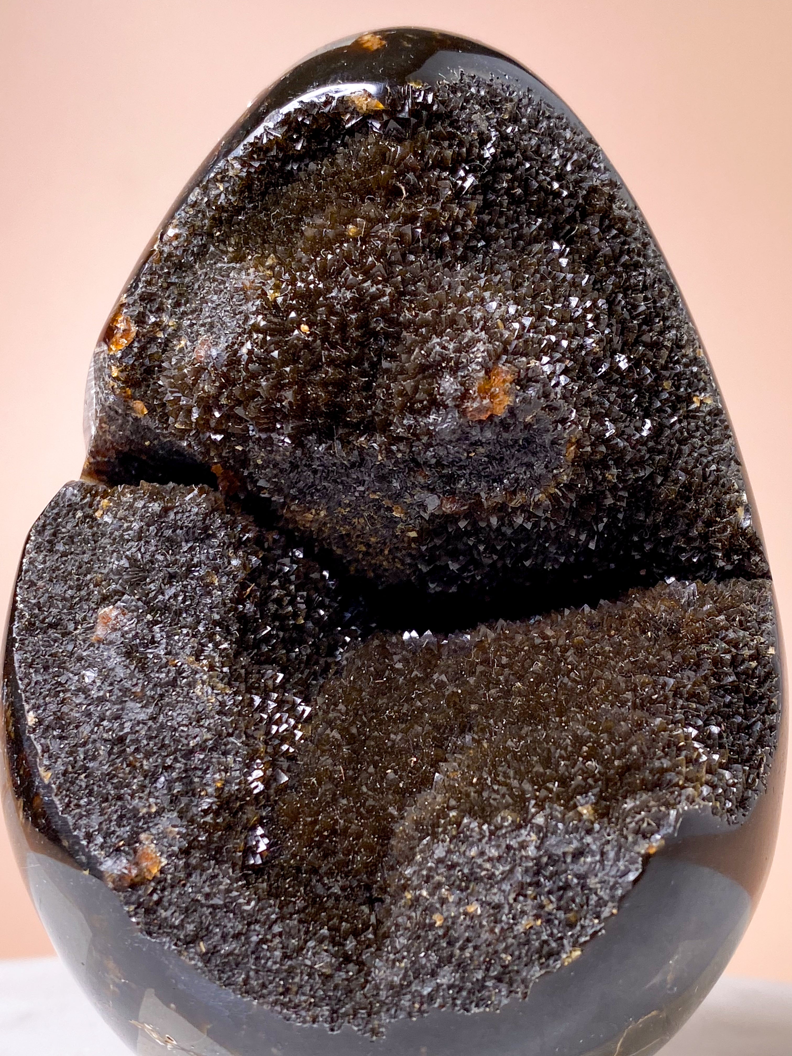 Druzy Septarie-ägg (nr 4)