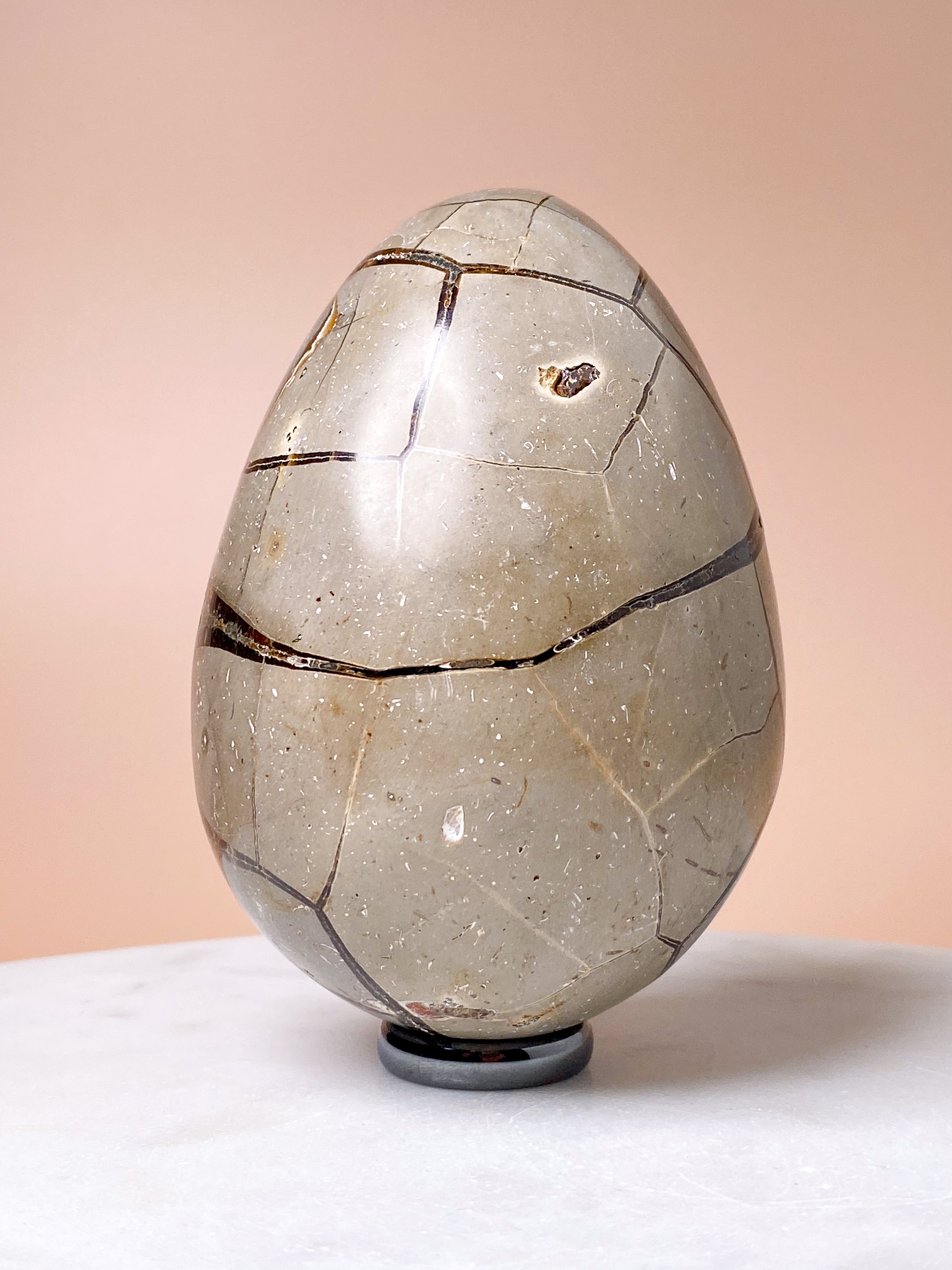 Druzy Septarie-ägg (nr 4)