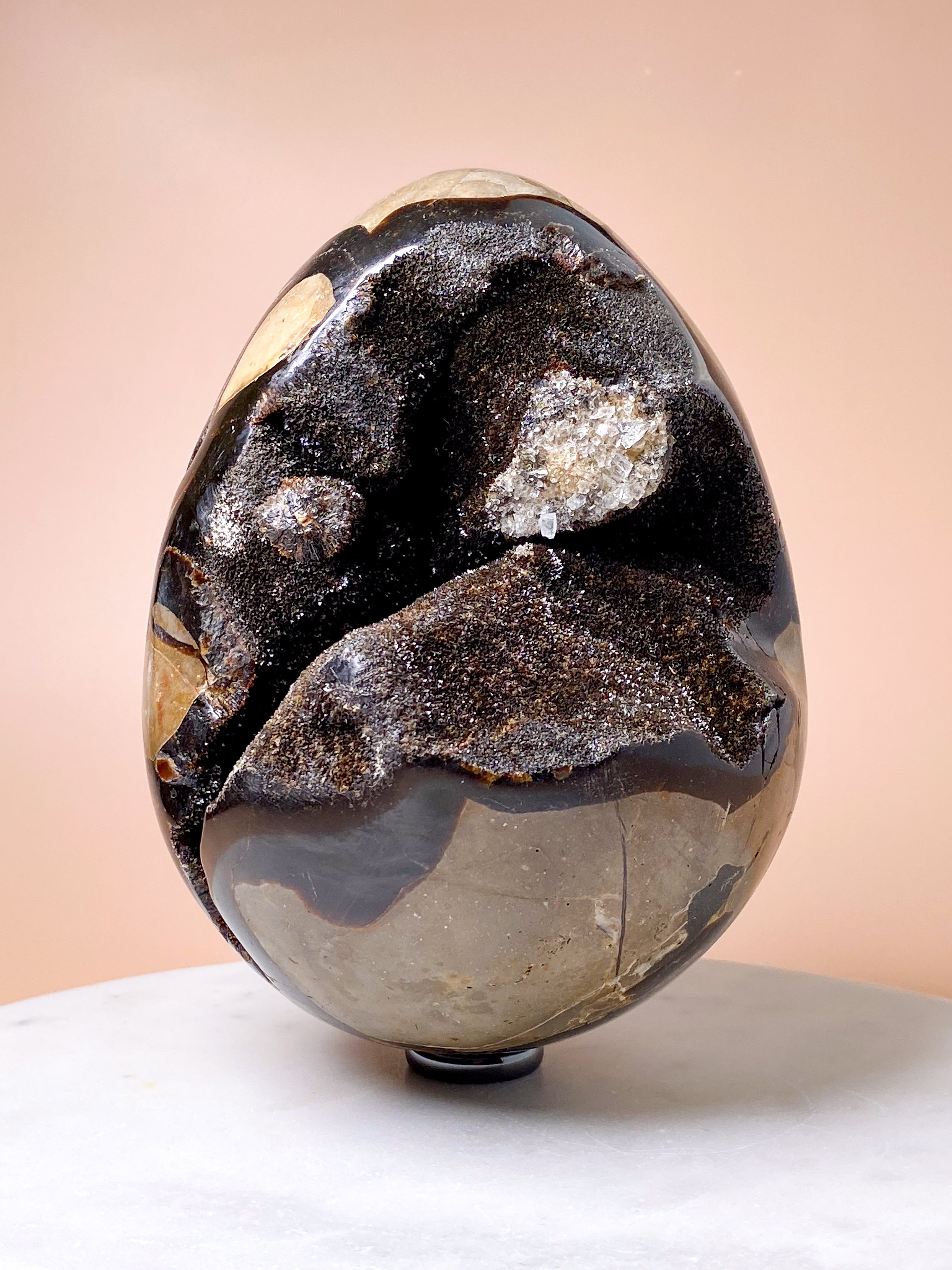 Druzy Septarie æg (Nr. 7)