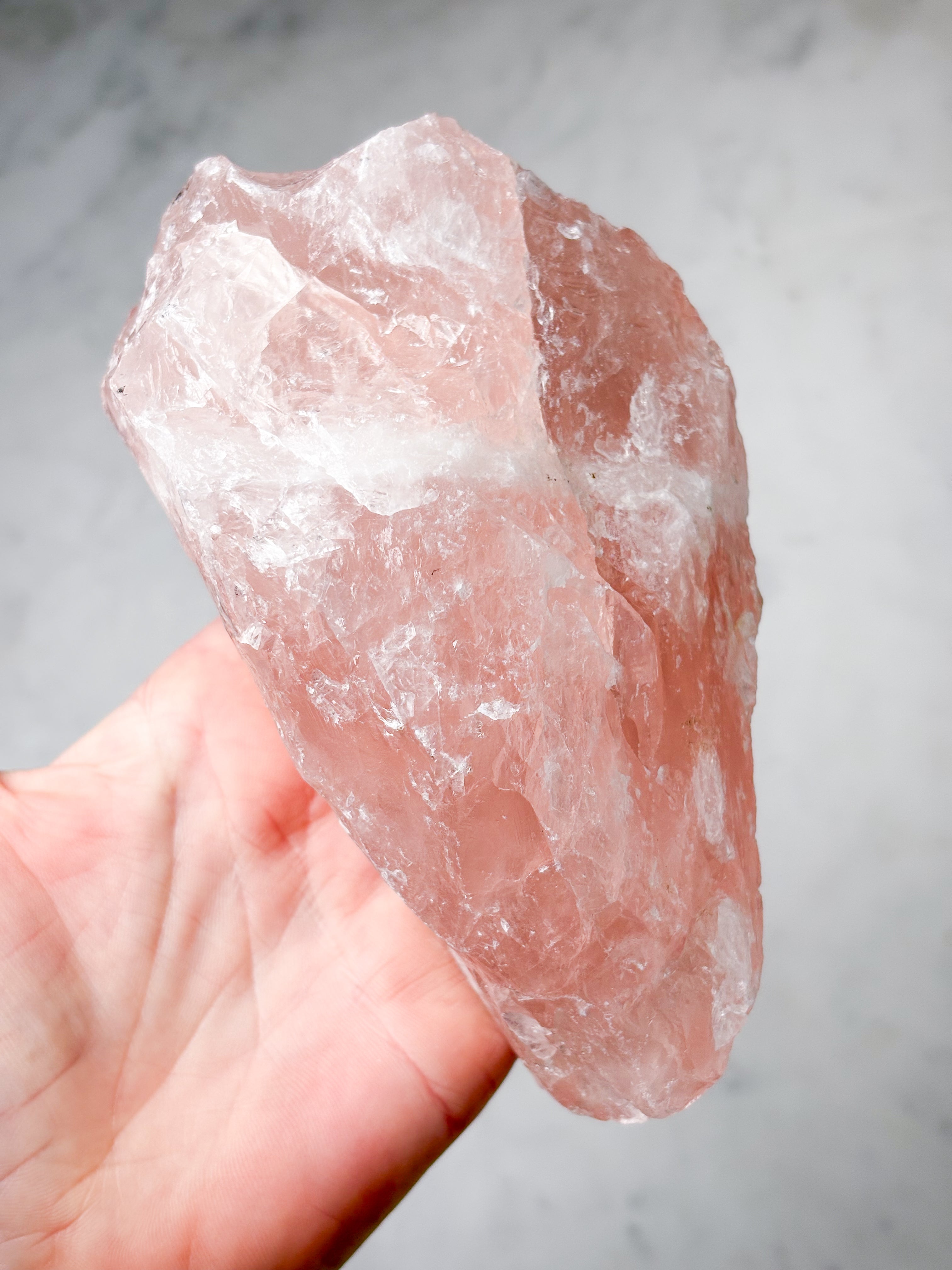 Jätte-rosenkvarts rå (nr 3)