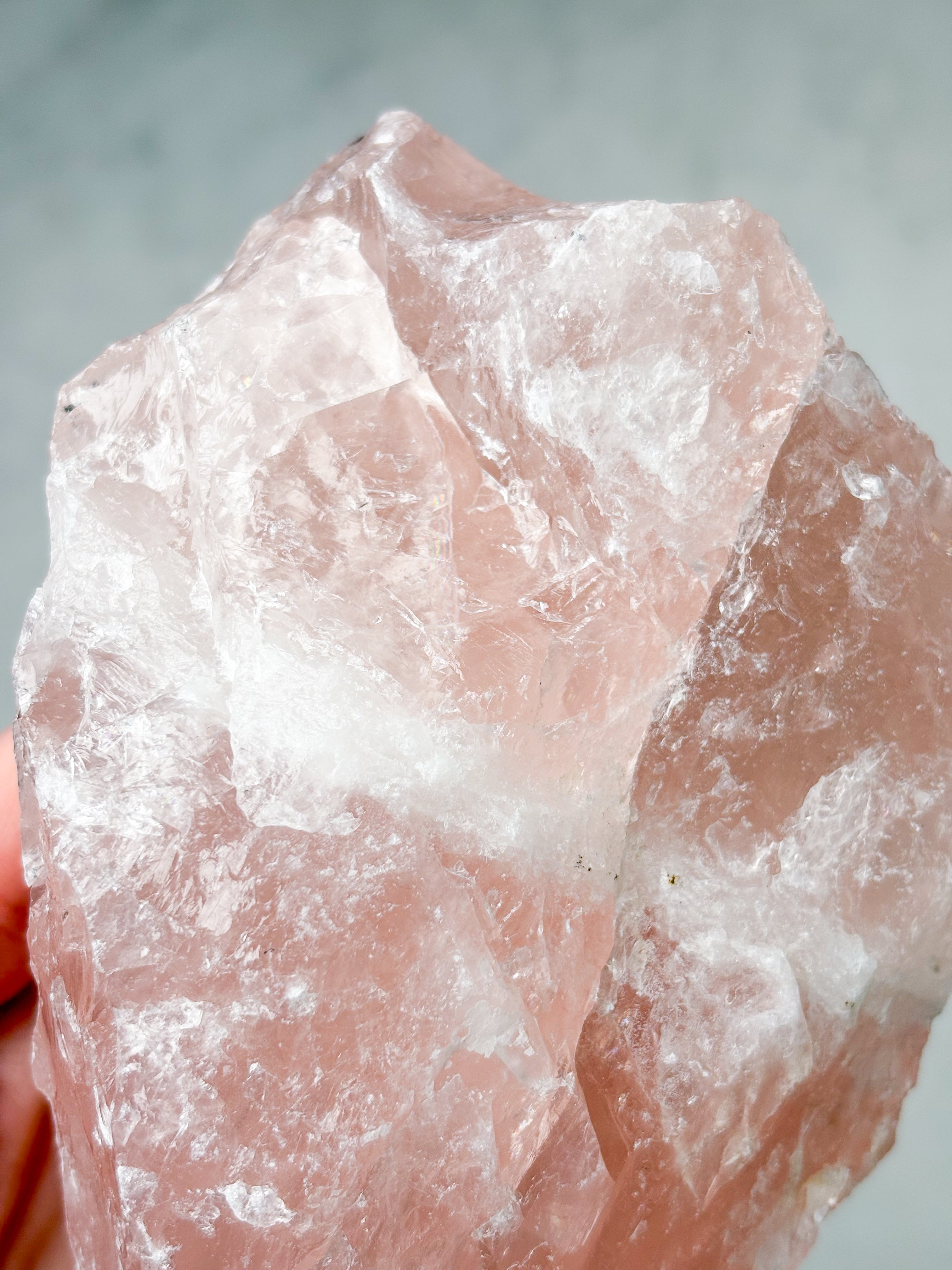 Jätte-rosenkvarts rå (nr 3)