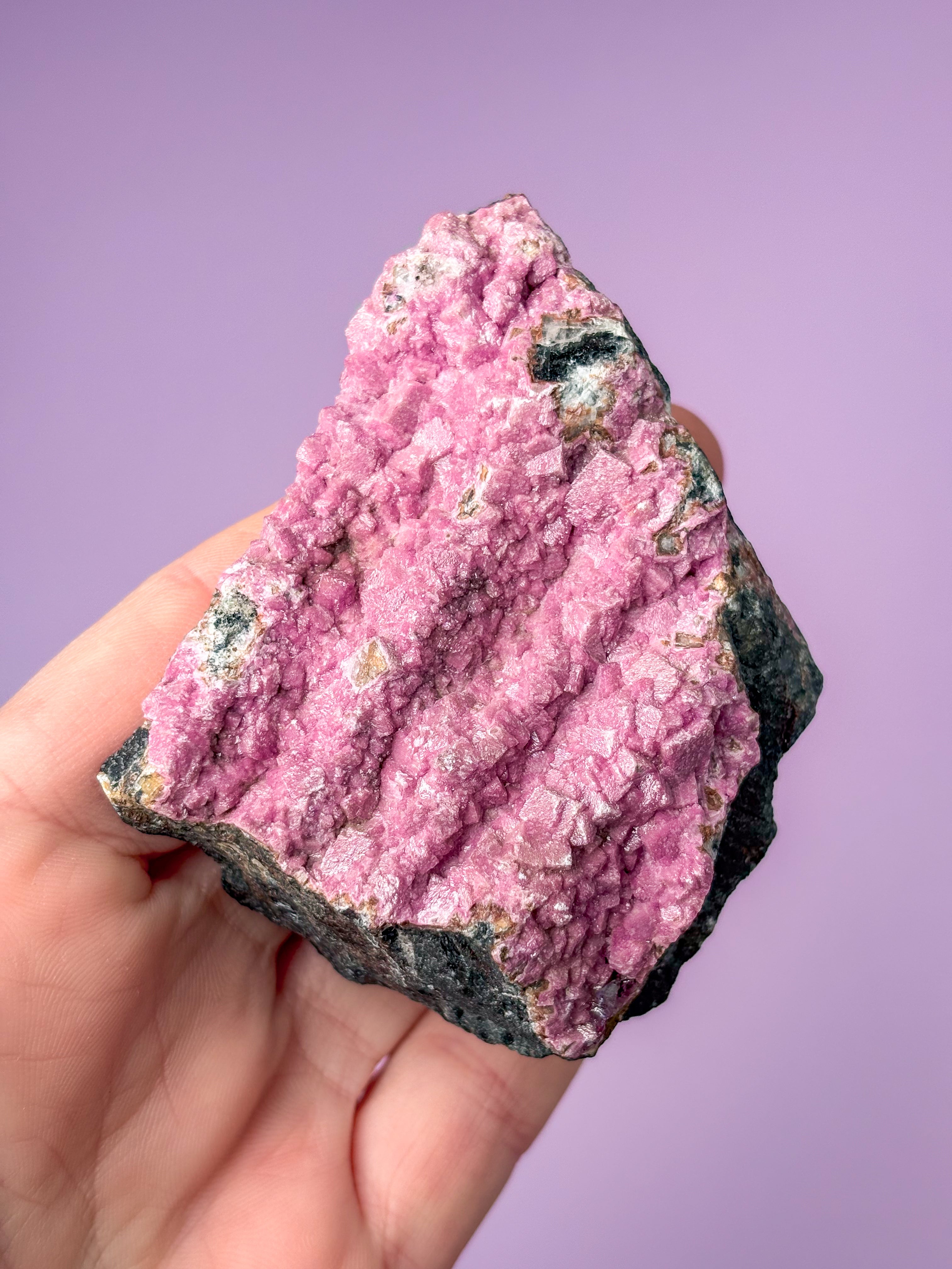 Kobaltkalcit rå (nr 5)