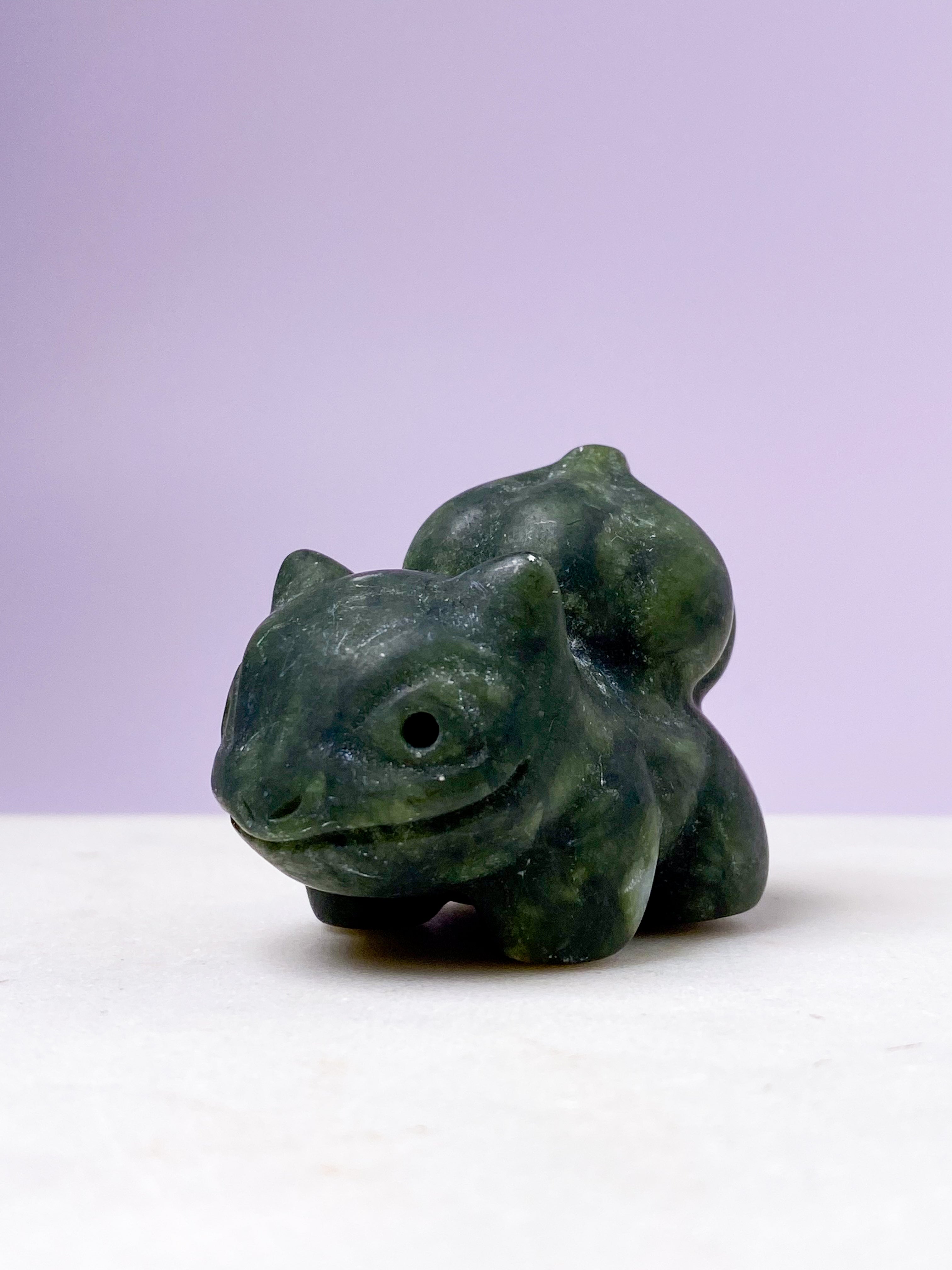 Serpentinsk spöke med pyrit 