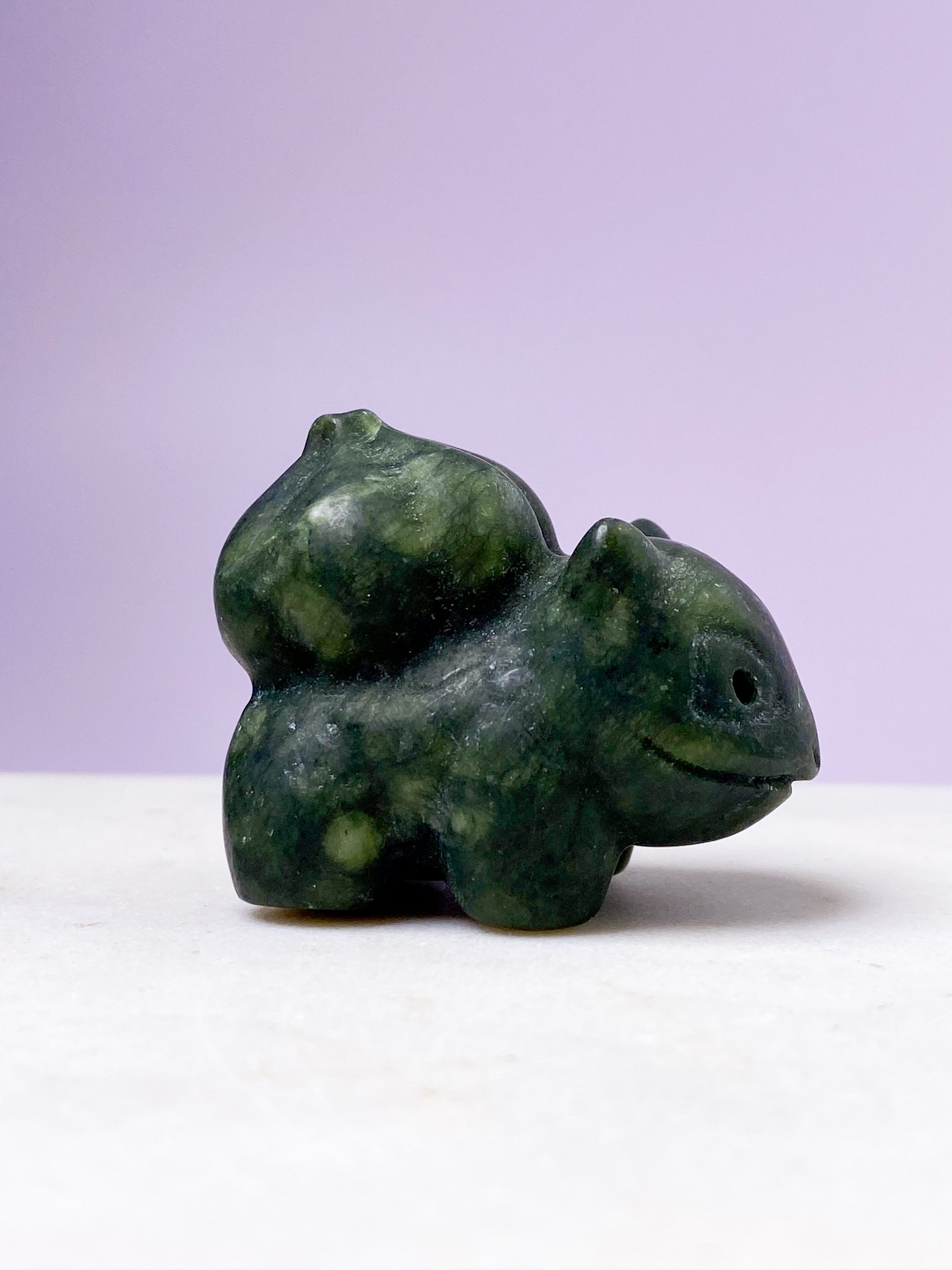 Serpentinsk spöke med pyrit 