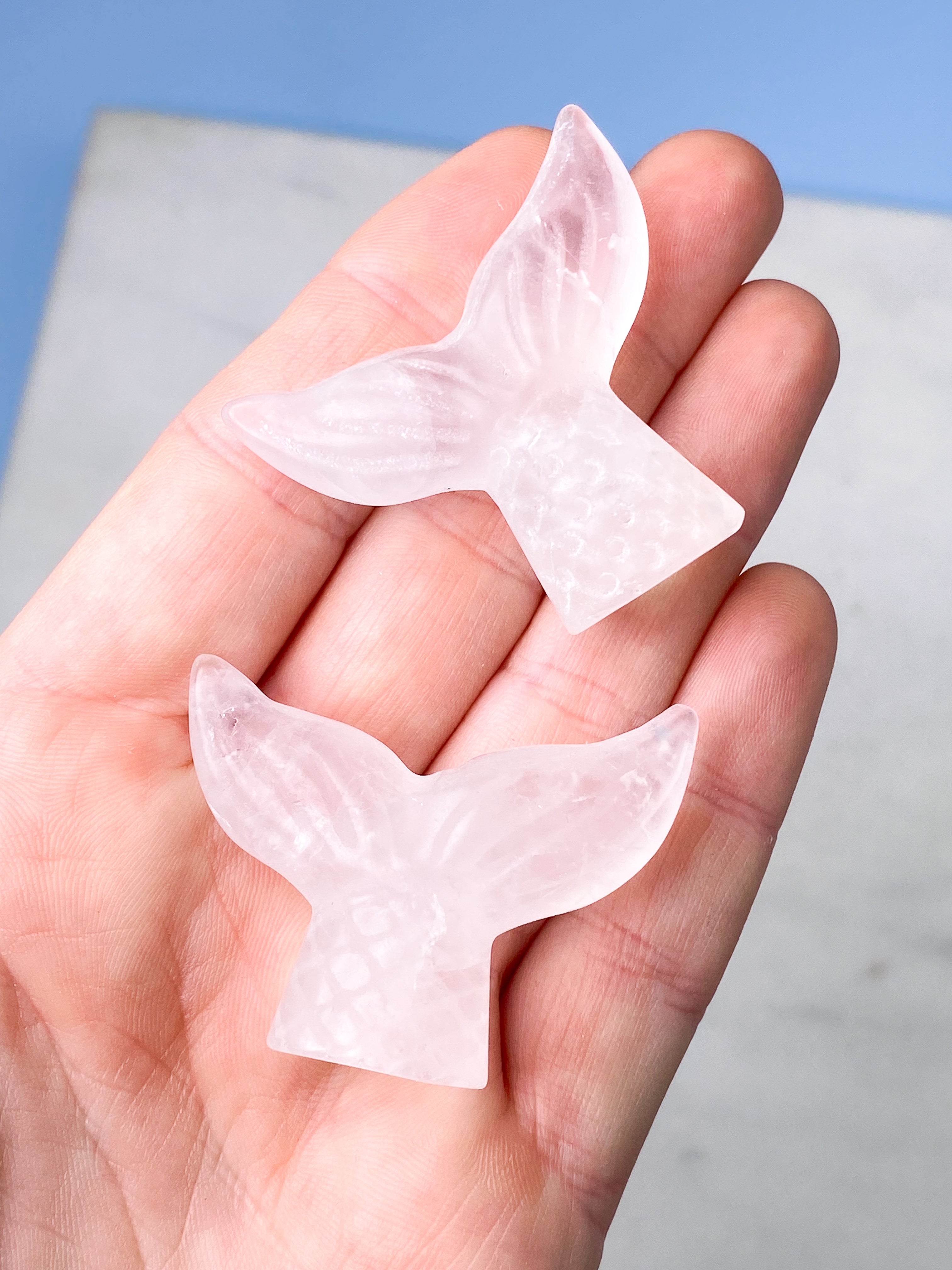 Änglavingar i bergkristall