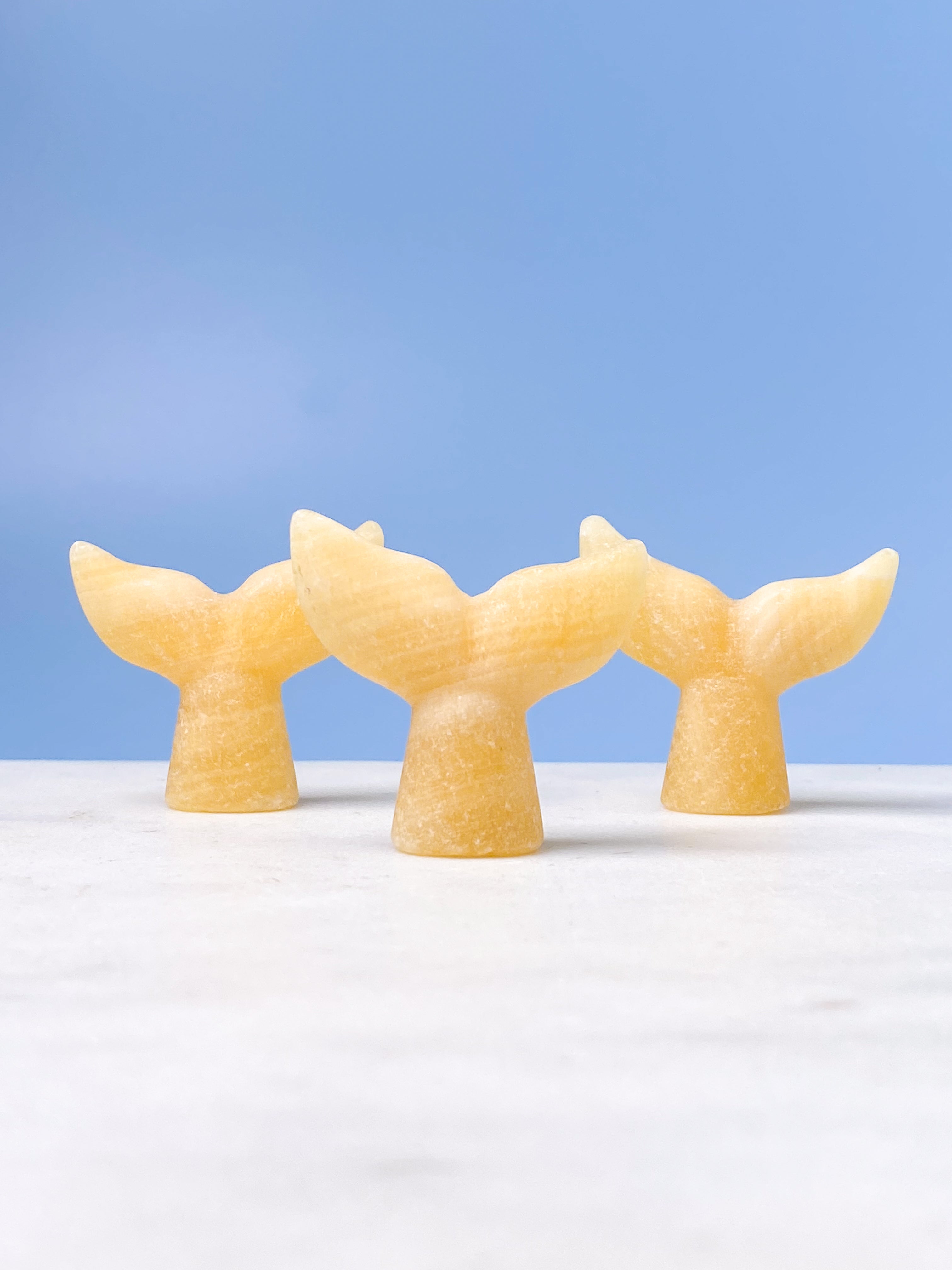 Orange kalcitpumpa med band