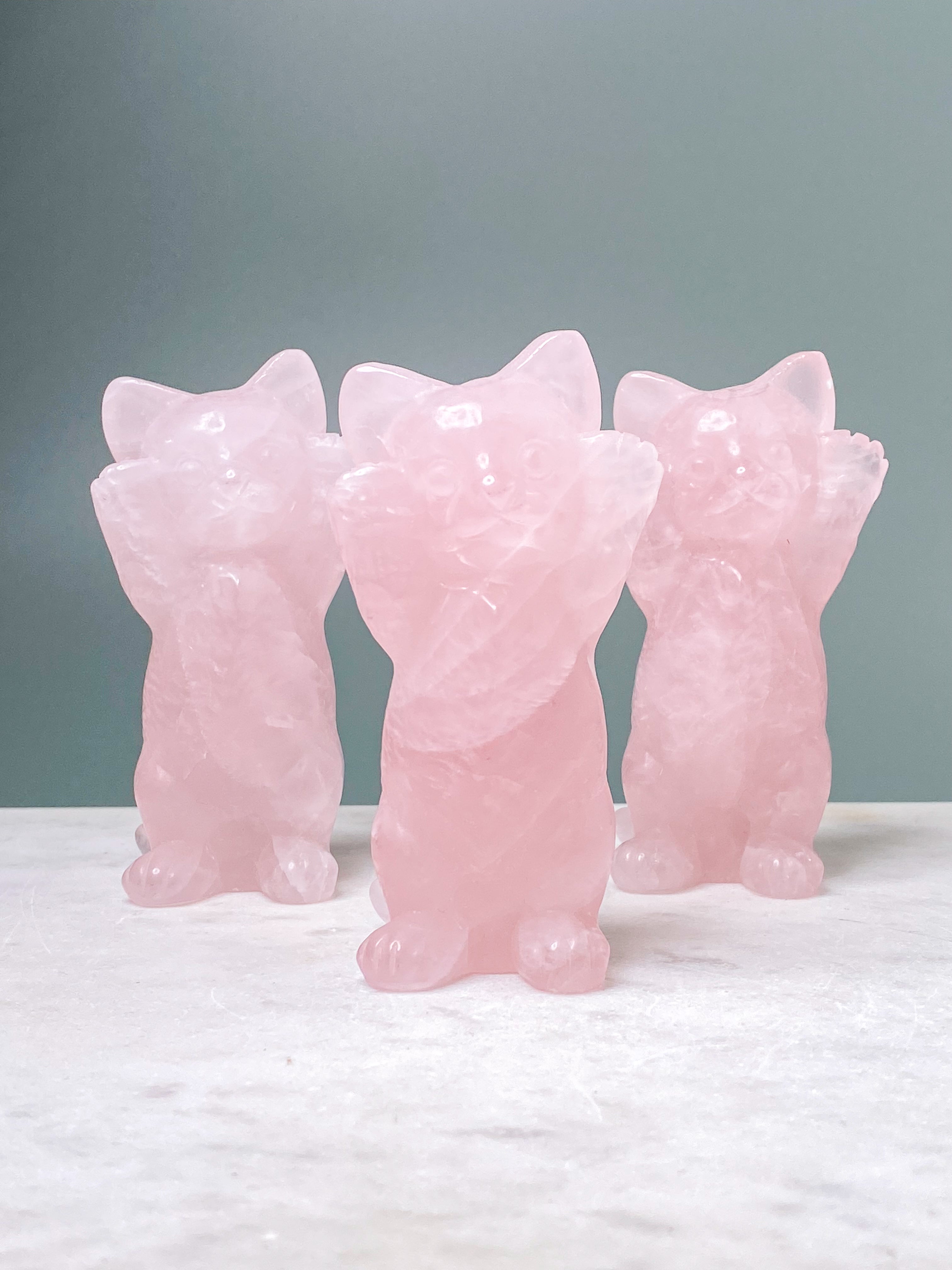 Rosenkvartsringhållare 