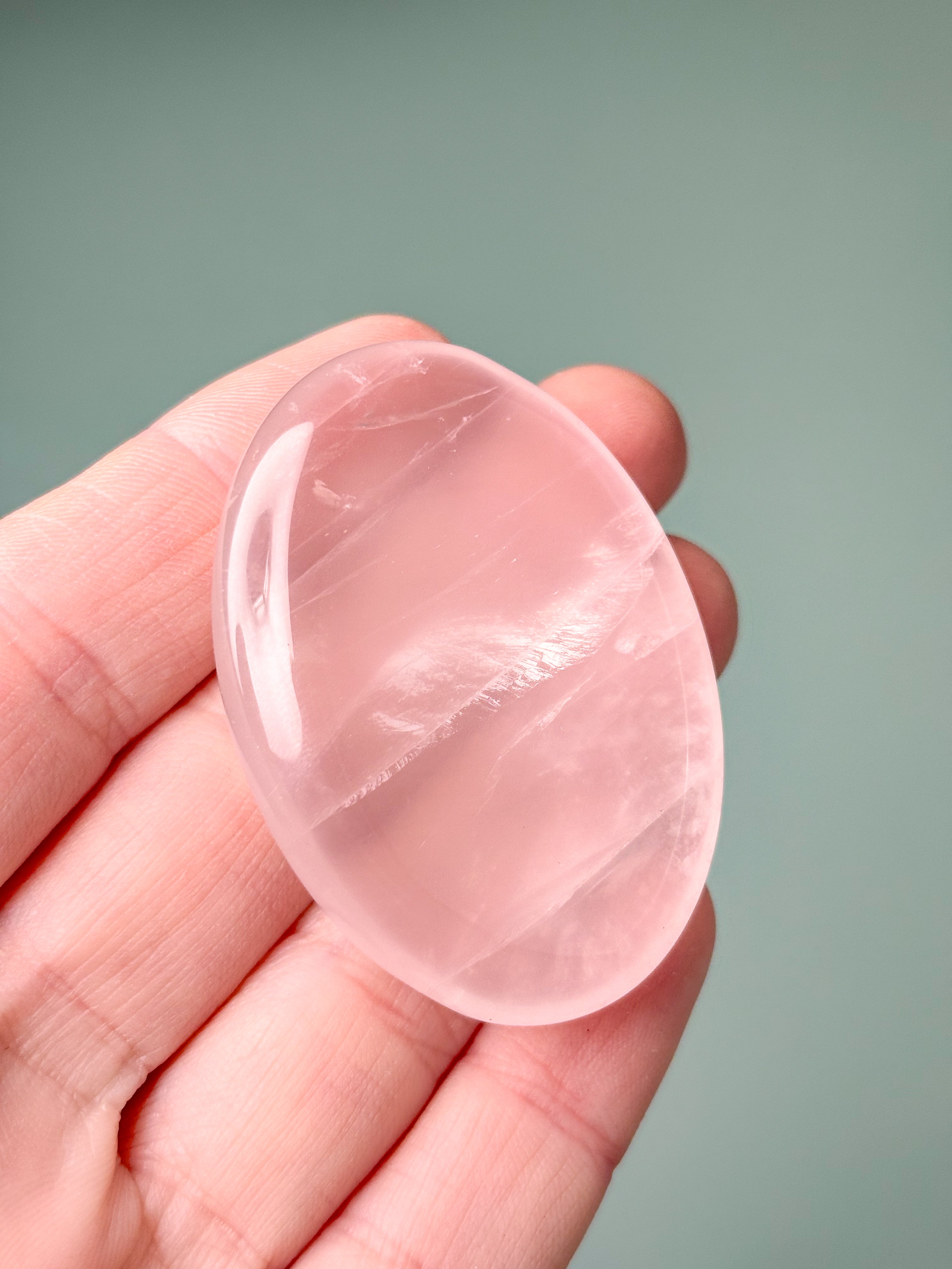 Rosenkvarts Palmsten (nr 16) Exklusiv kvalitet