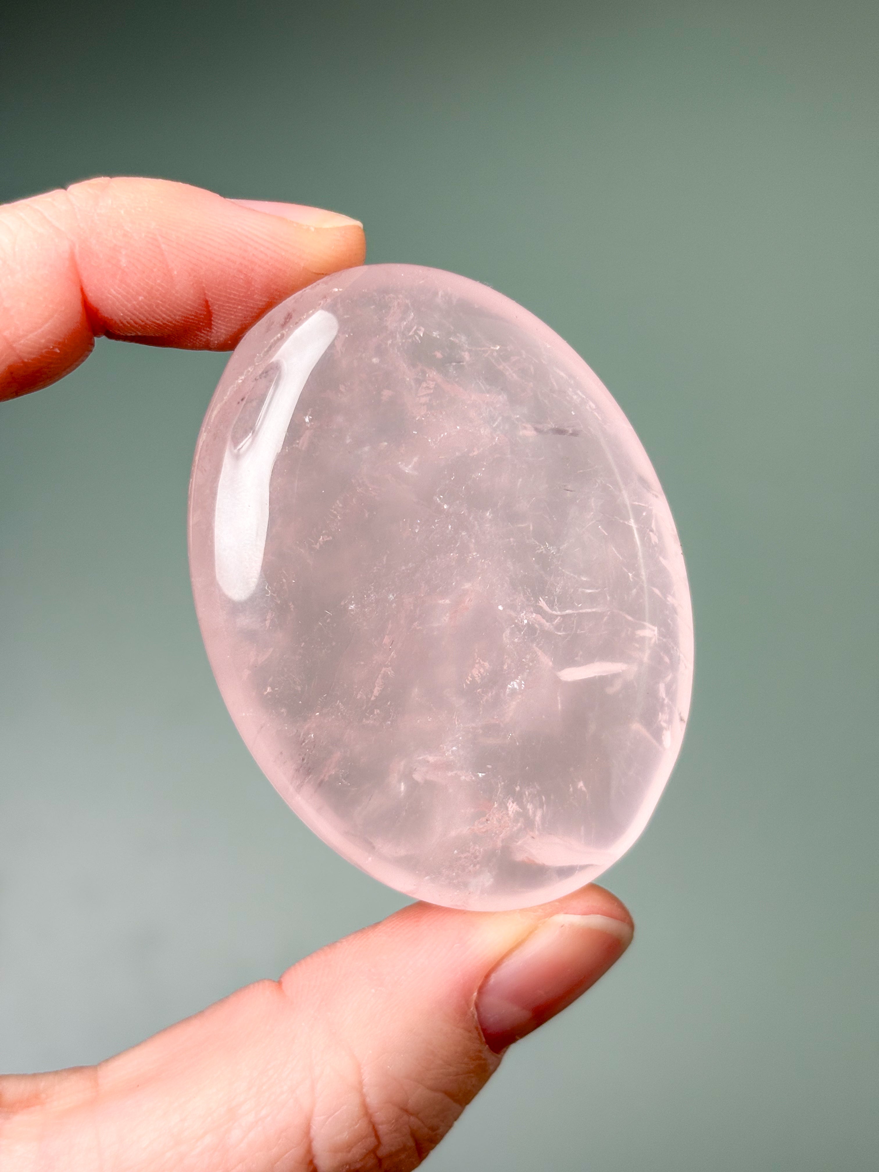 Rosenkvarts Palmsten (nr 17) Exklusiv kvalitet