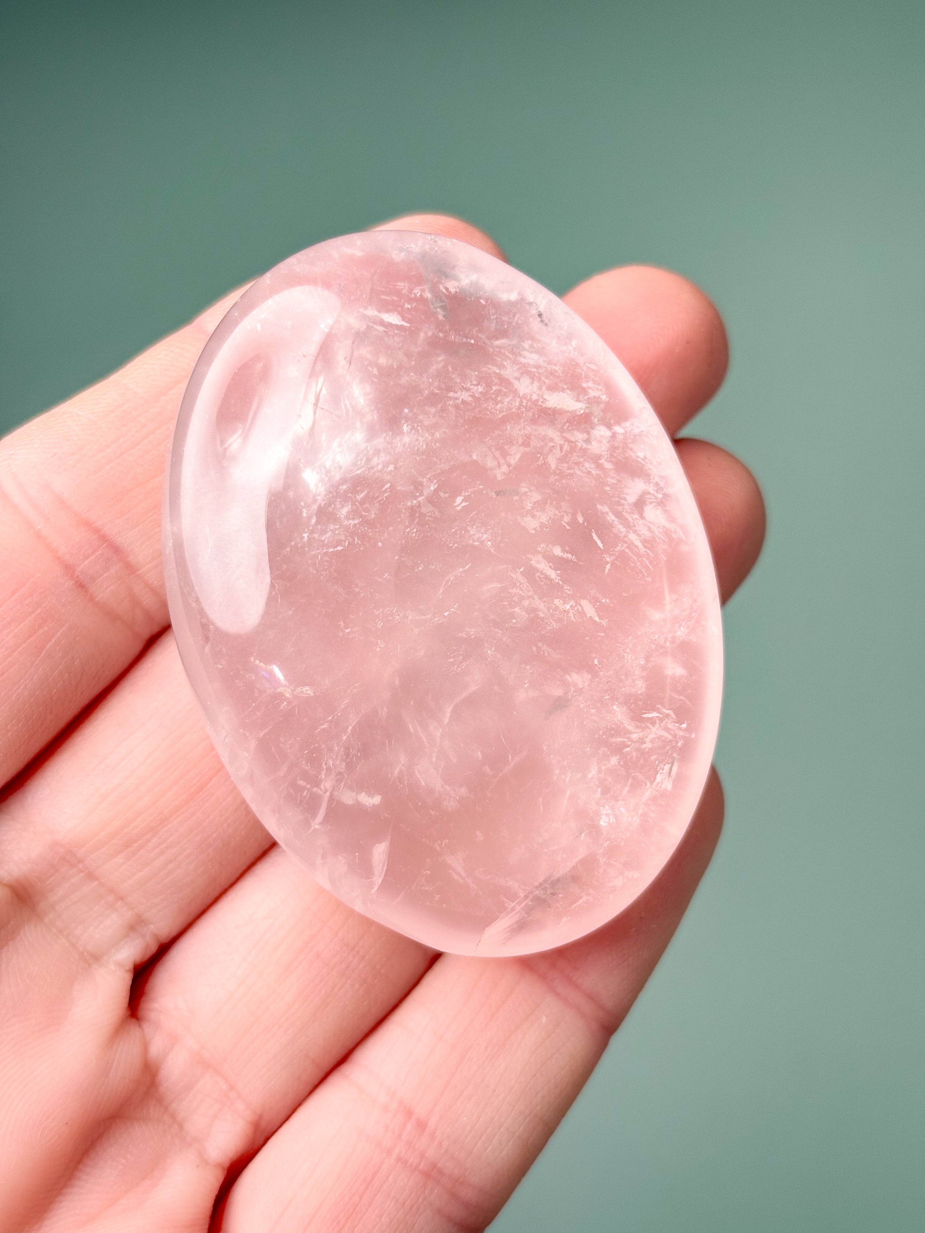 Rosenkvarts Palmsten (nr 17) Exklusiv kvalitet