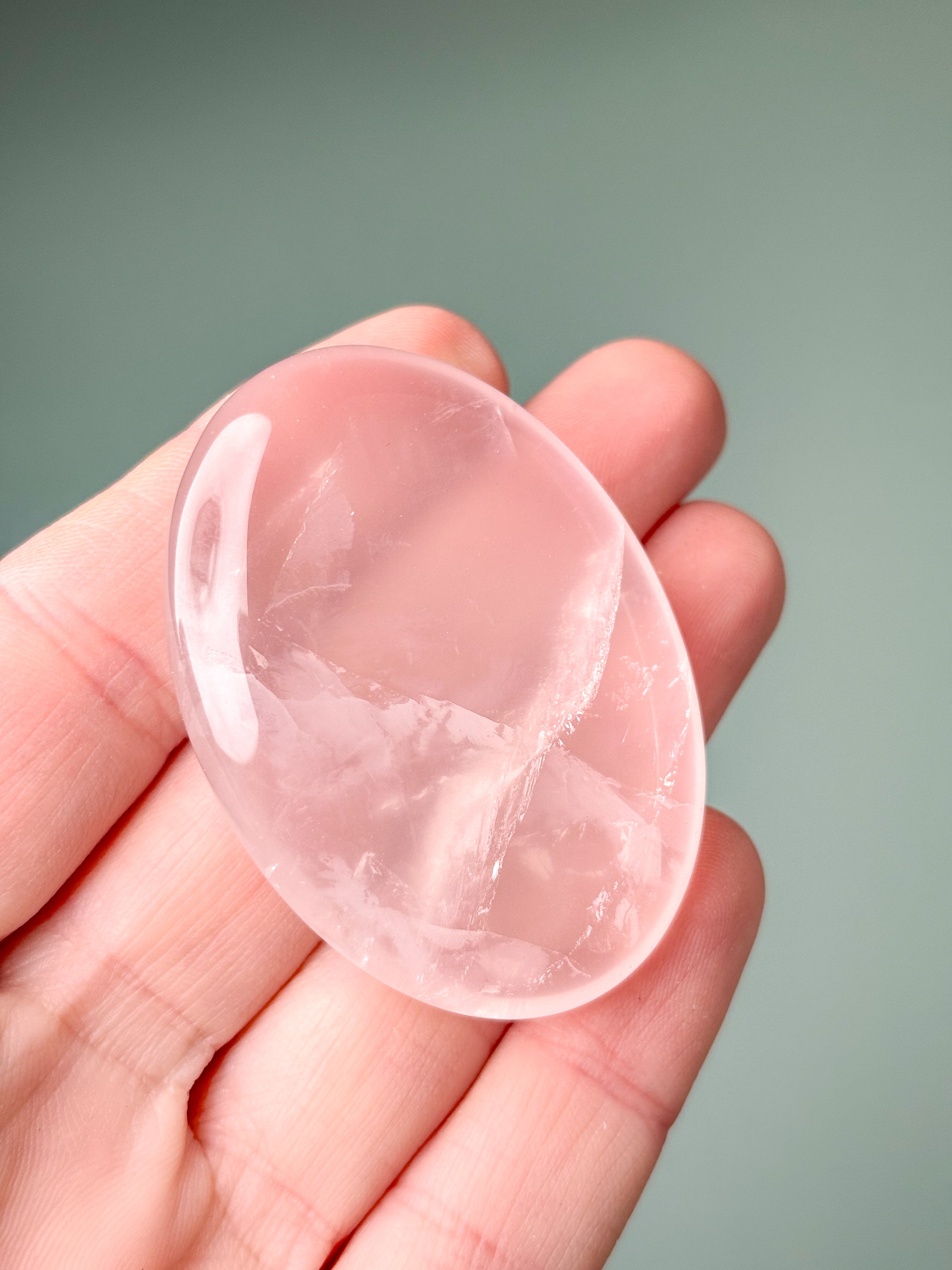 Rosenkvarts Palmsten (nr 18) Exklusiv kvalitet