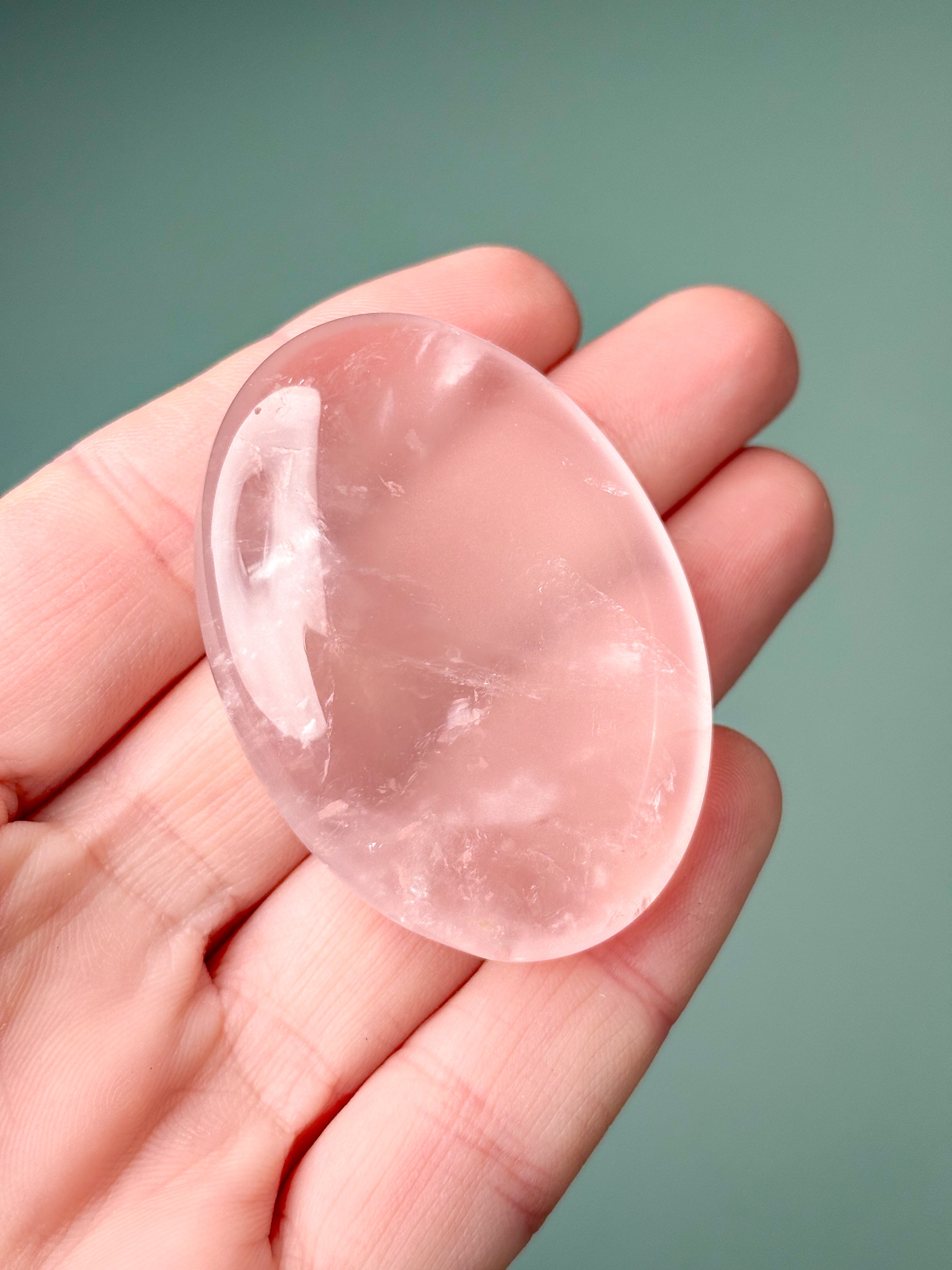 Rosenkvarts Palmsten (nr 20) Exklusiv kvalitet