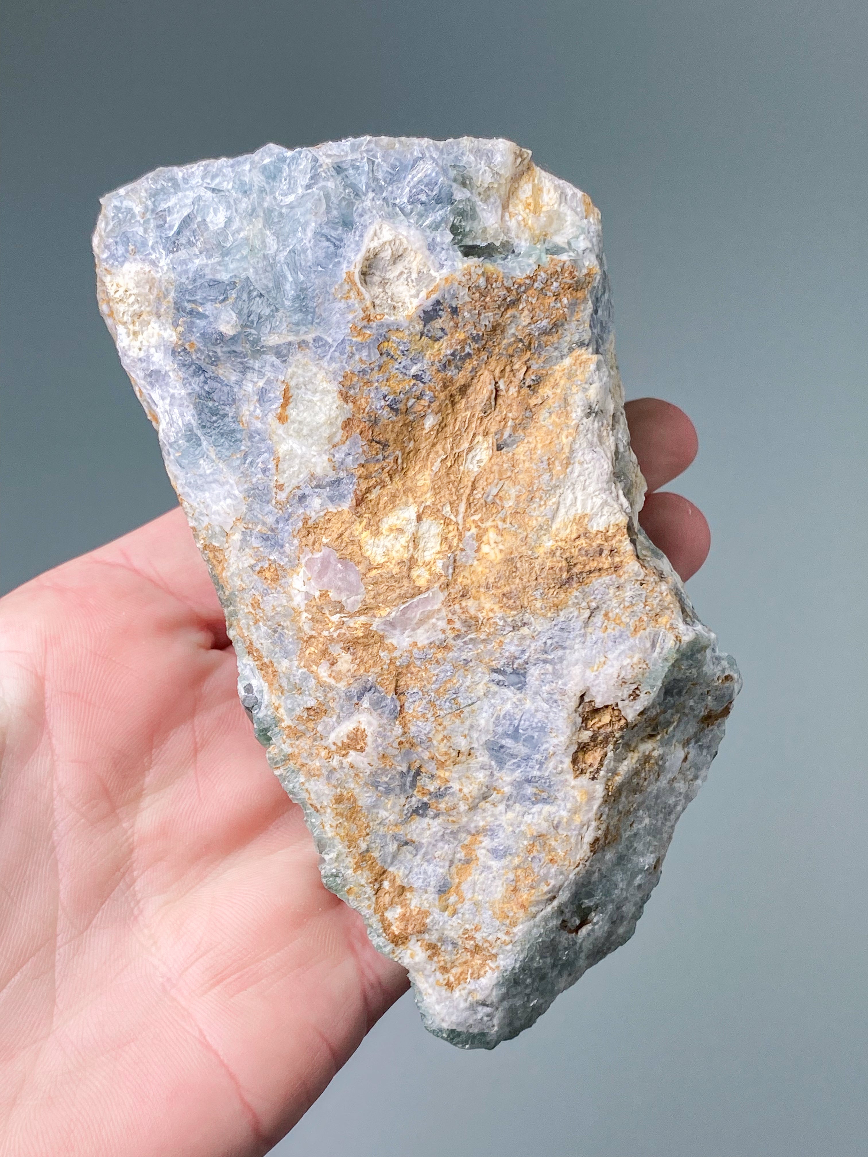 Grönt fluoritkluster (nr 3)