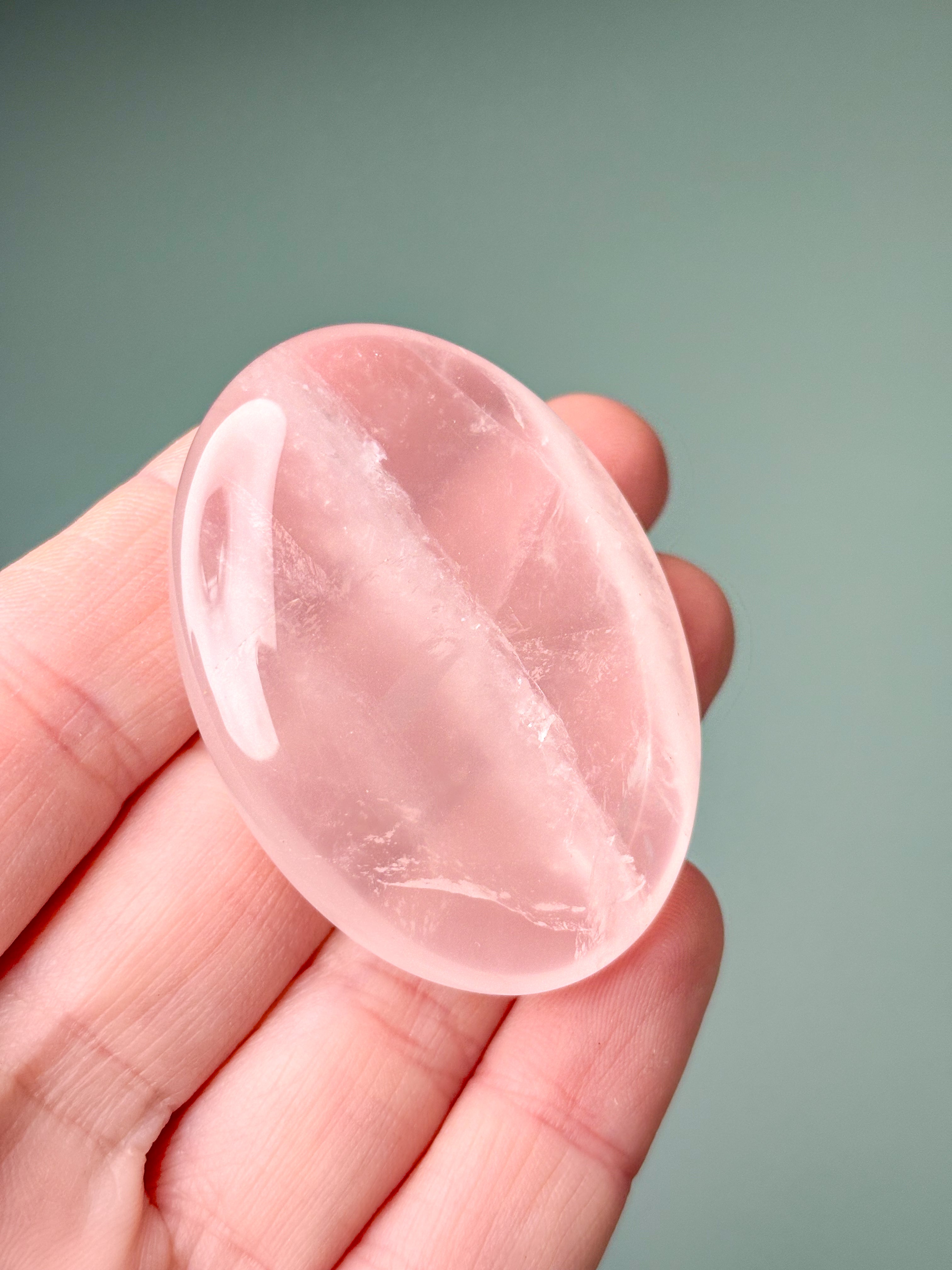 Rosenkvarts Palmsten (nr 21) Exklusiv kvalitet