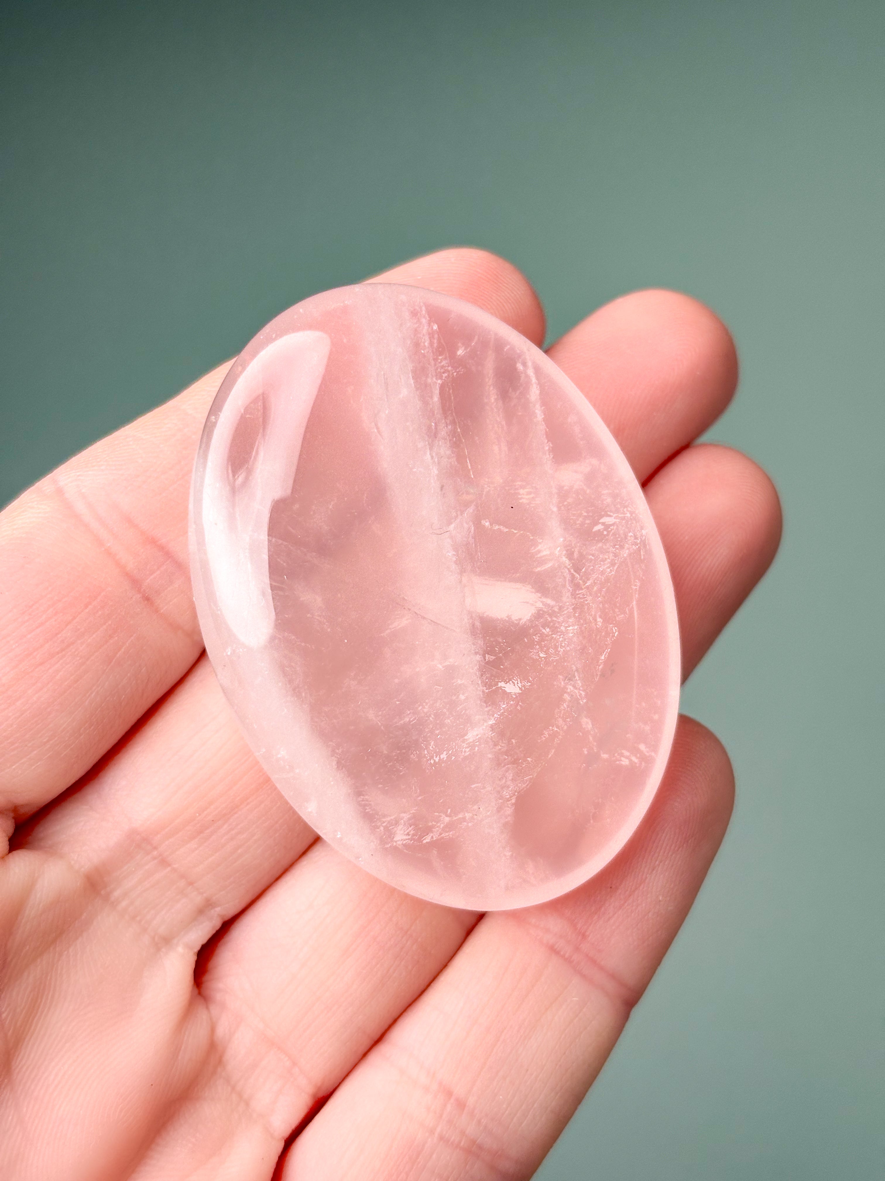 Rosenkvarts Palmsten (nr 21) Exklusiv kvalitet