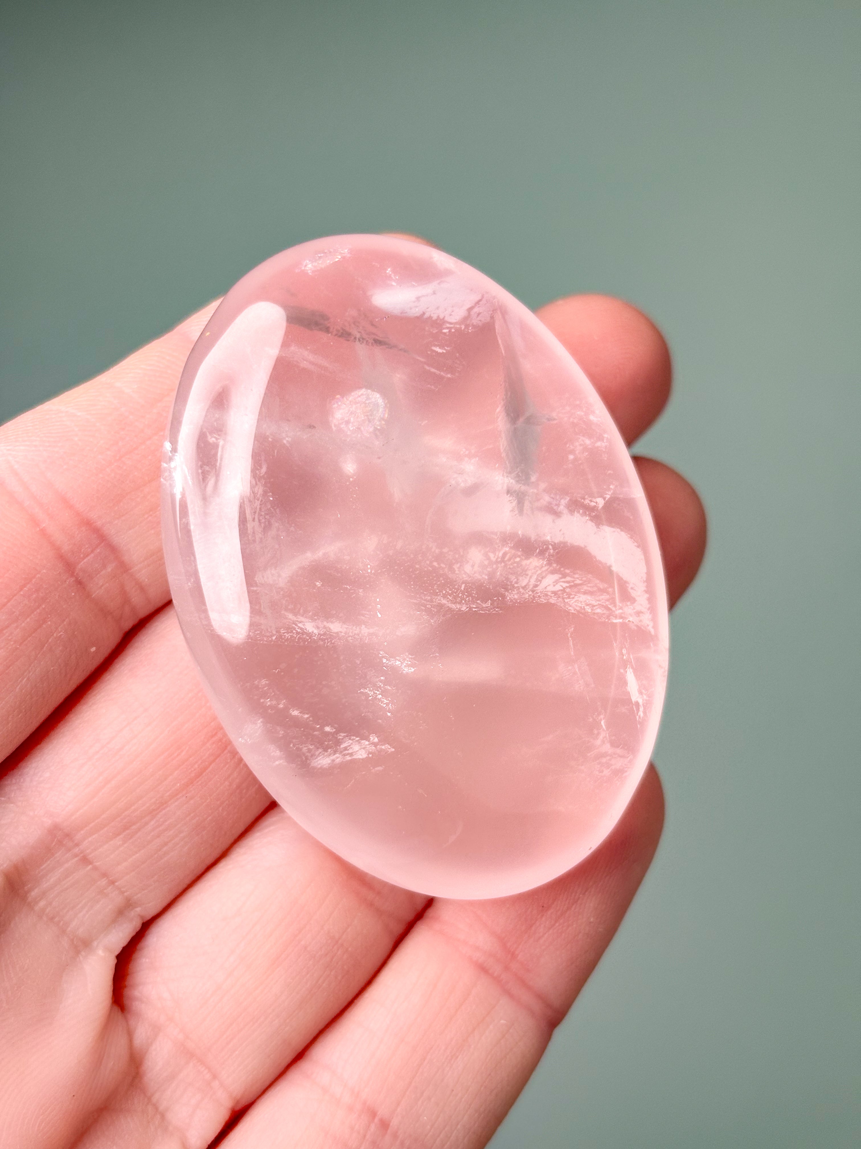 Rosenkvarts Palmsten (nr 22) Exklusiv kvalitet