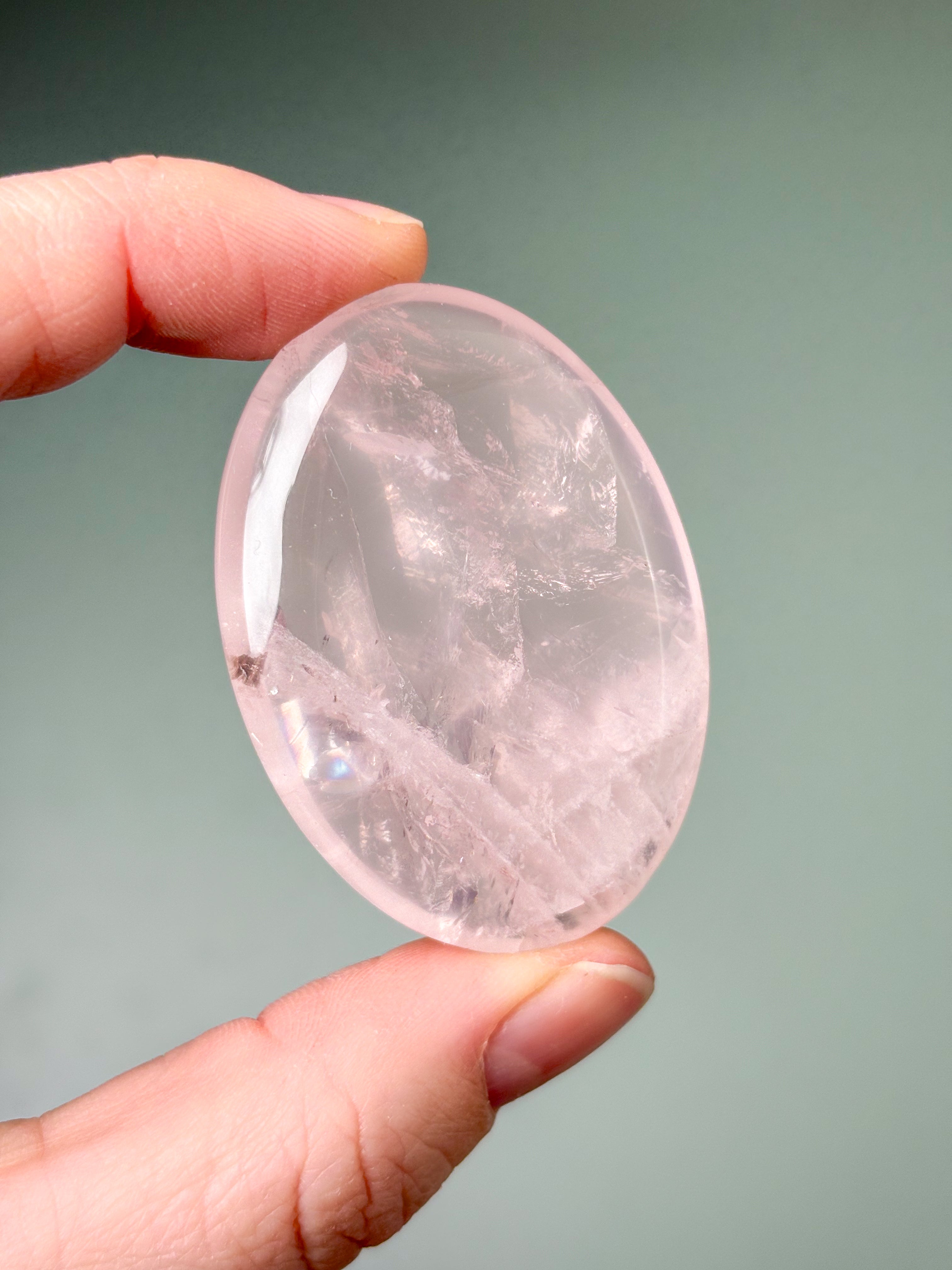 Rosenkvarts Palmsten (nr 23) Exklusiv kvalitet