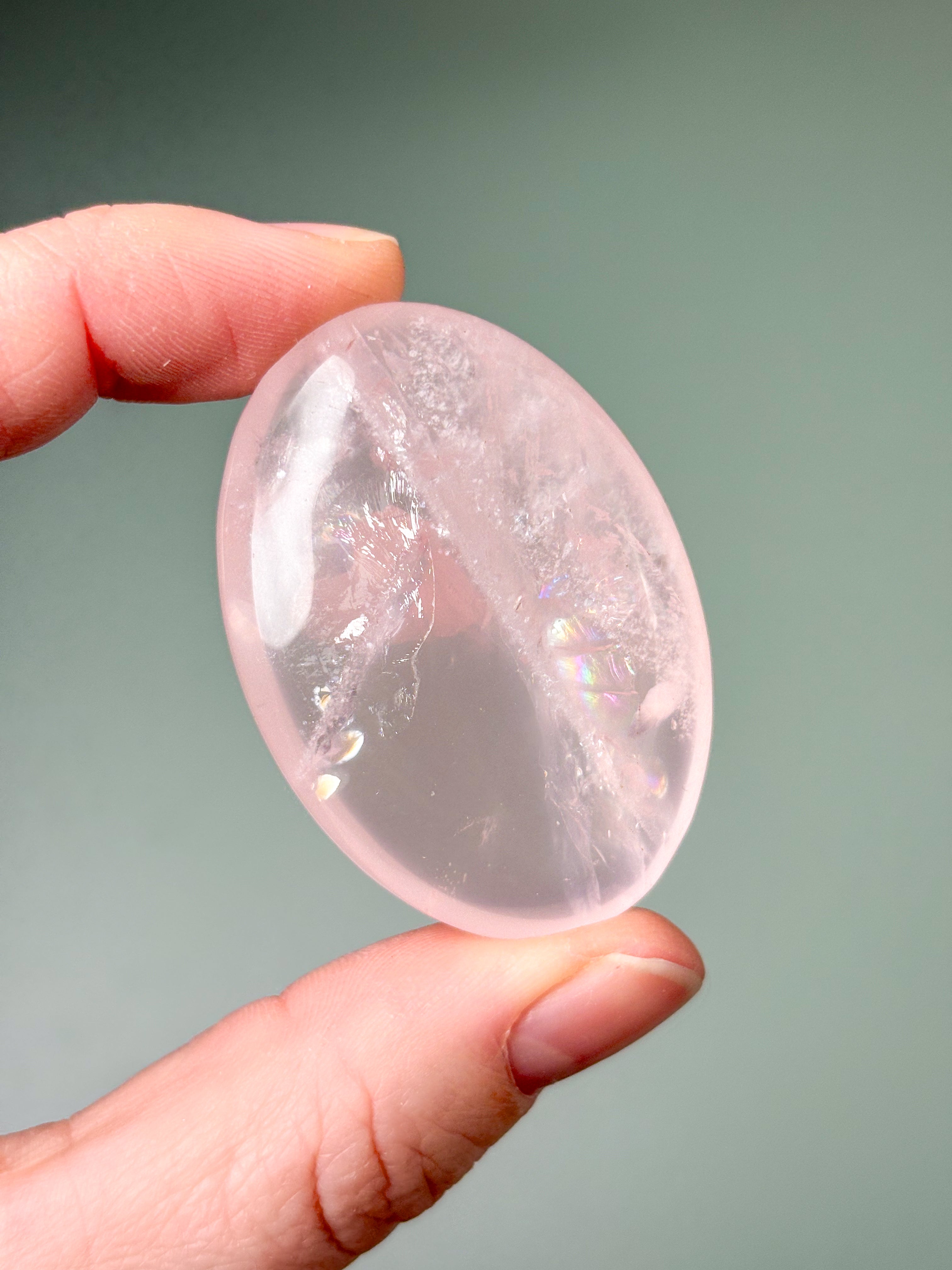 Rosenkvarts Palmsten (nr 24) Exklusiv kvalitet