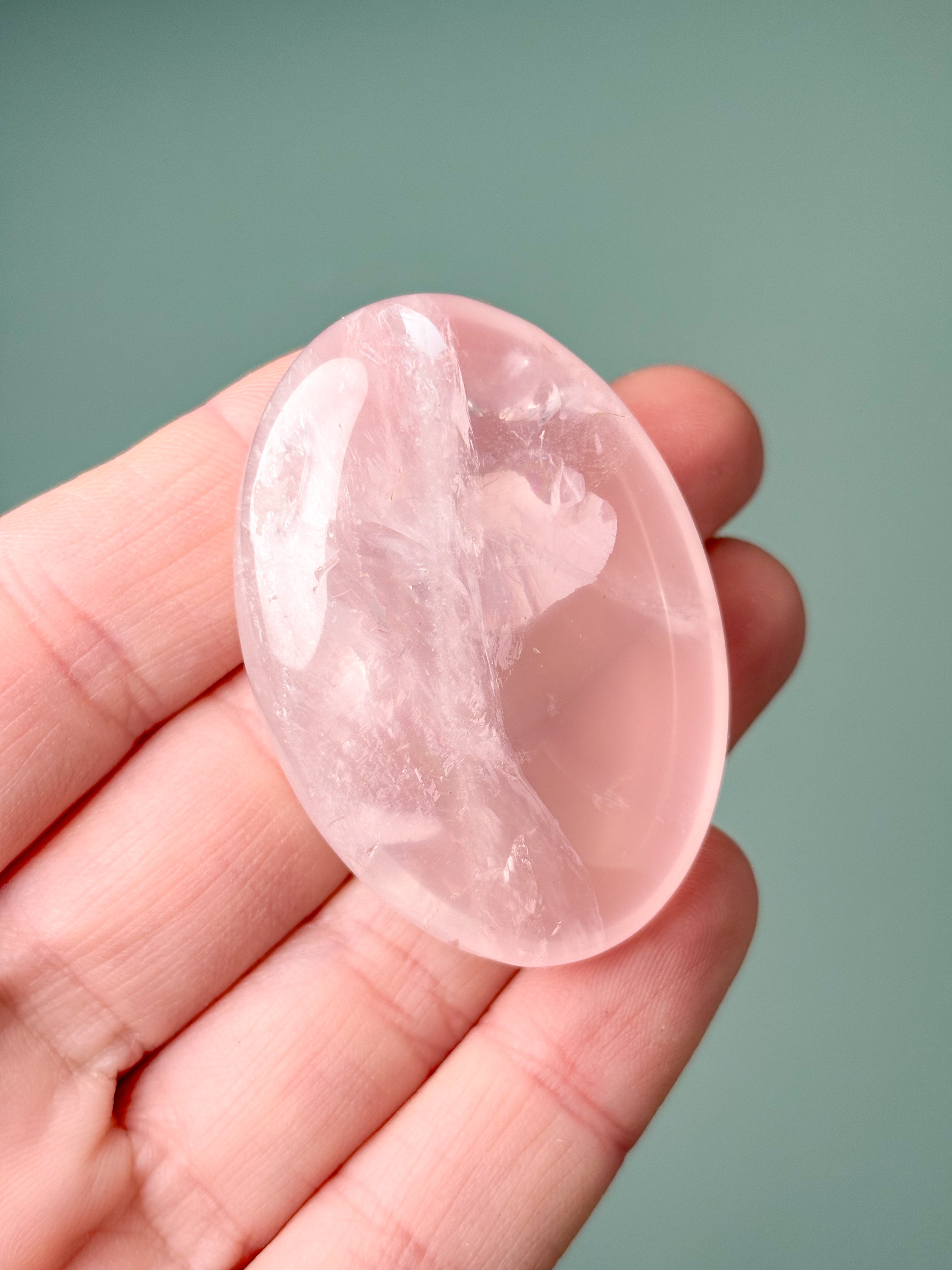 Rosenkvarts Palmsten (nr 24) Exklusiv kvalitet