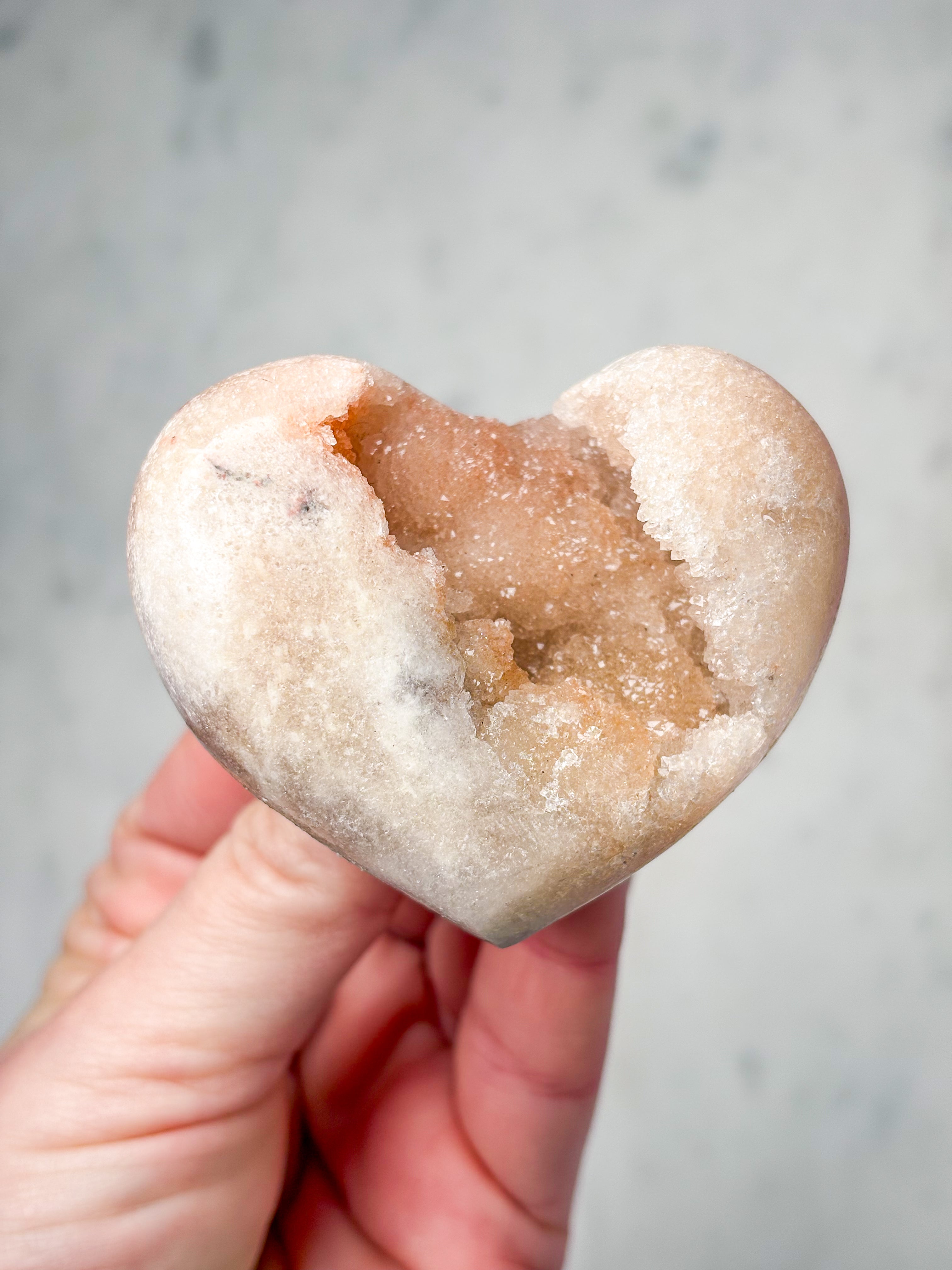 Rosa ametisthjärta (nr 7)