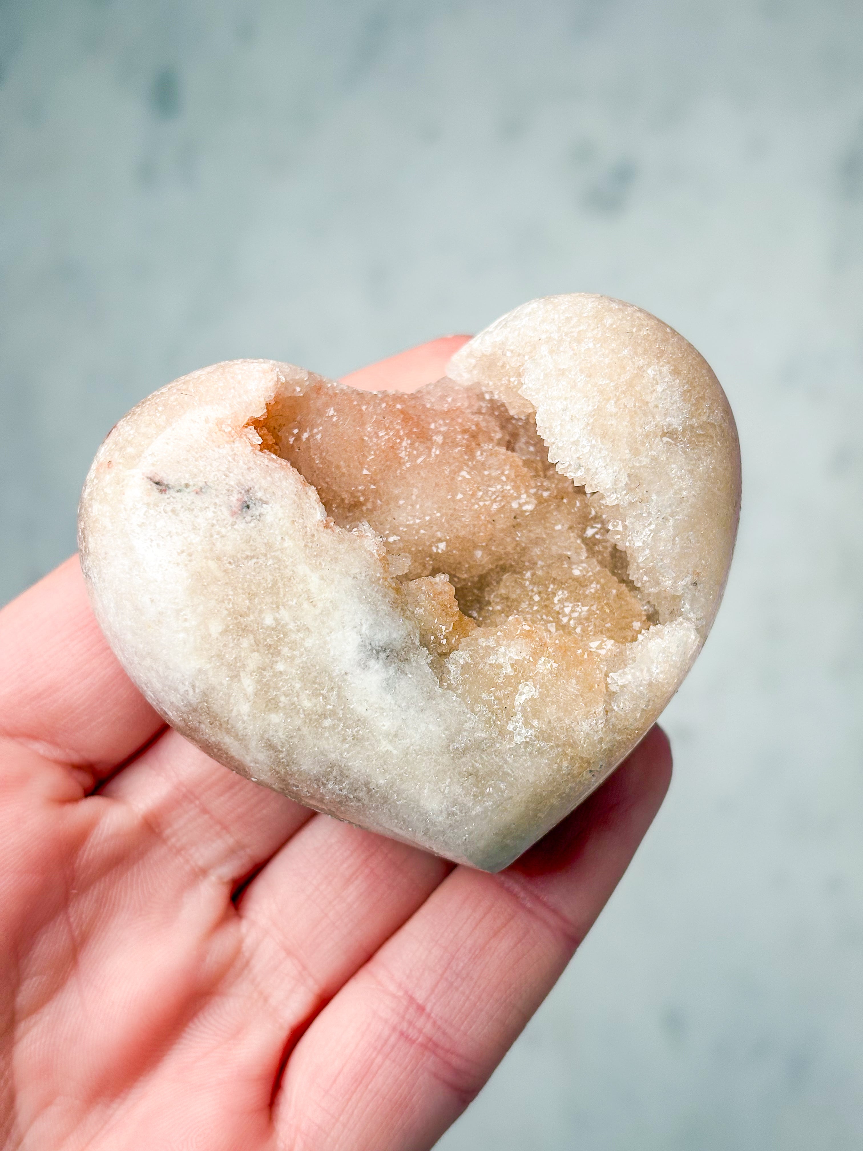 Rosa ametisthjärta (nr 7)