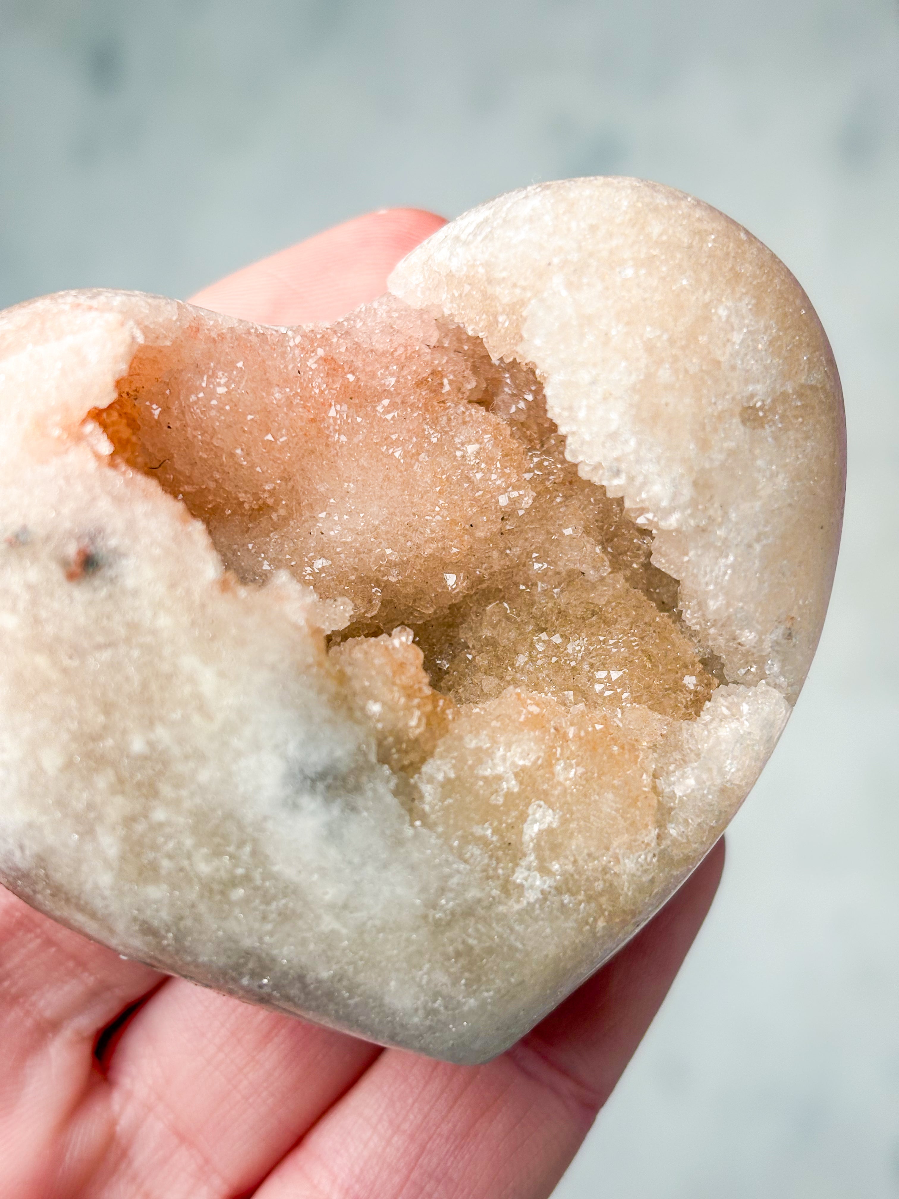 Rosa ametisthjärta (nr 7)