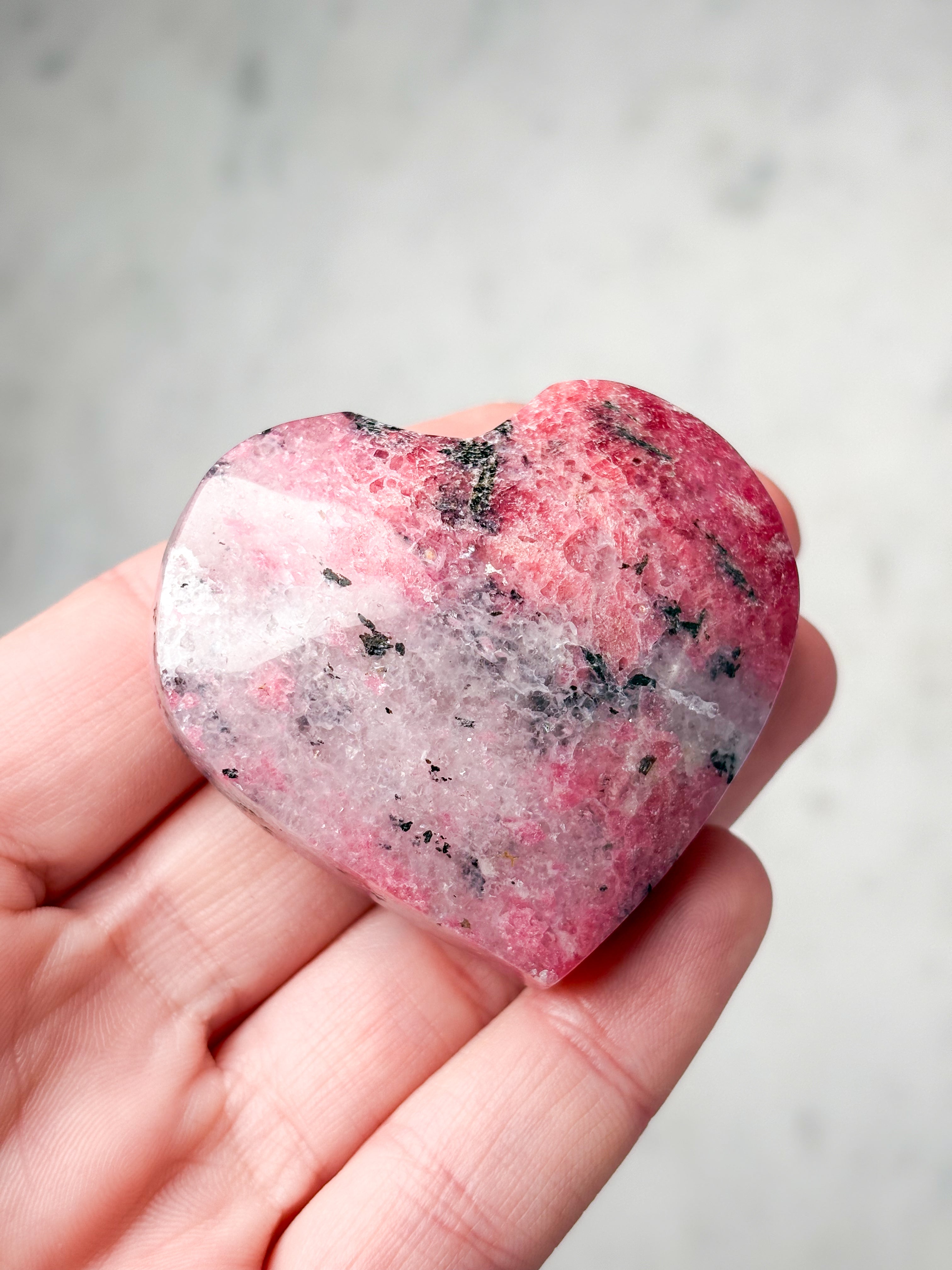 Rhodonitkvartshjärta (nr 1)