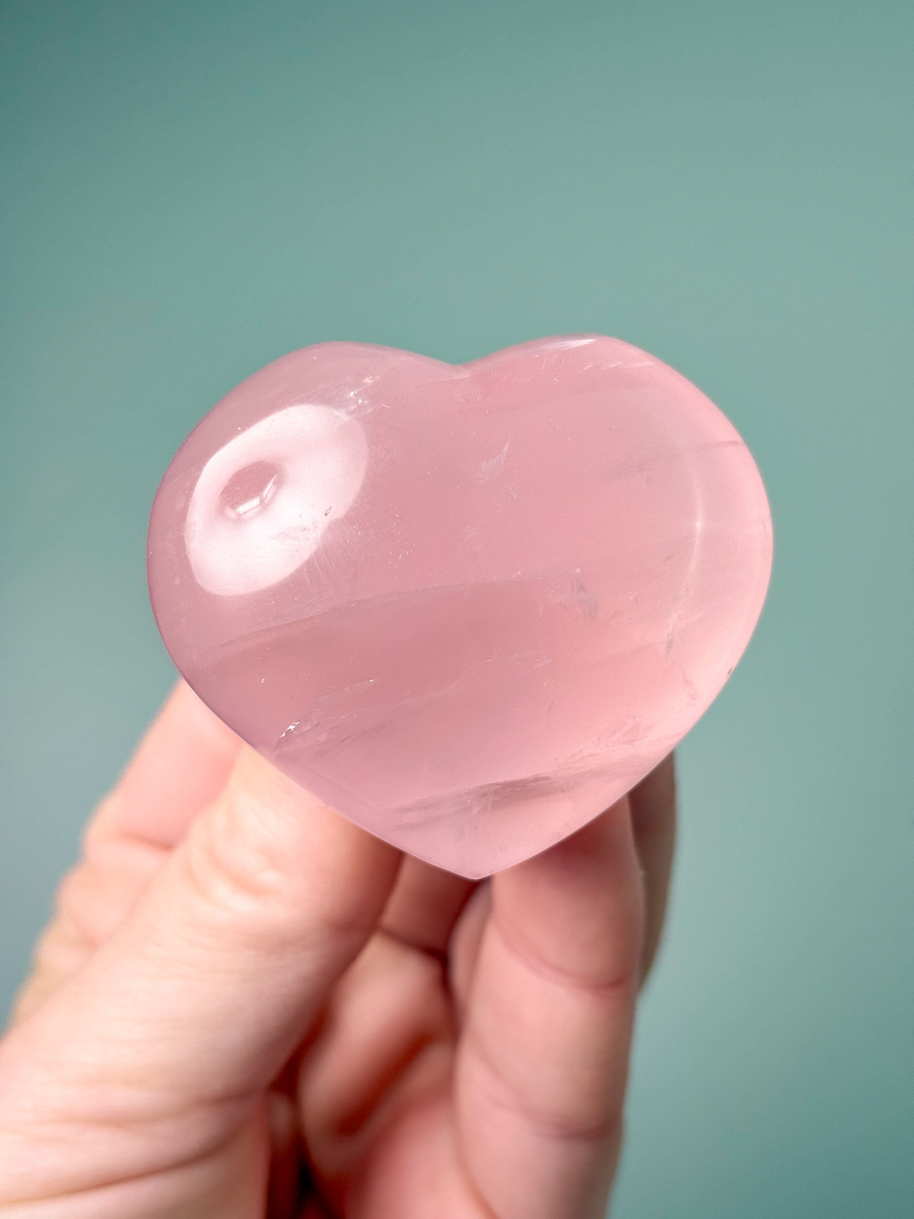 Rosenkvartshjärta (nr 8) Exklusiv kvalitet