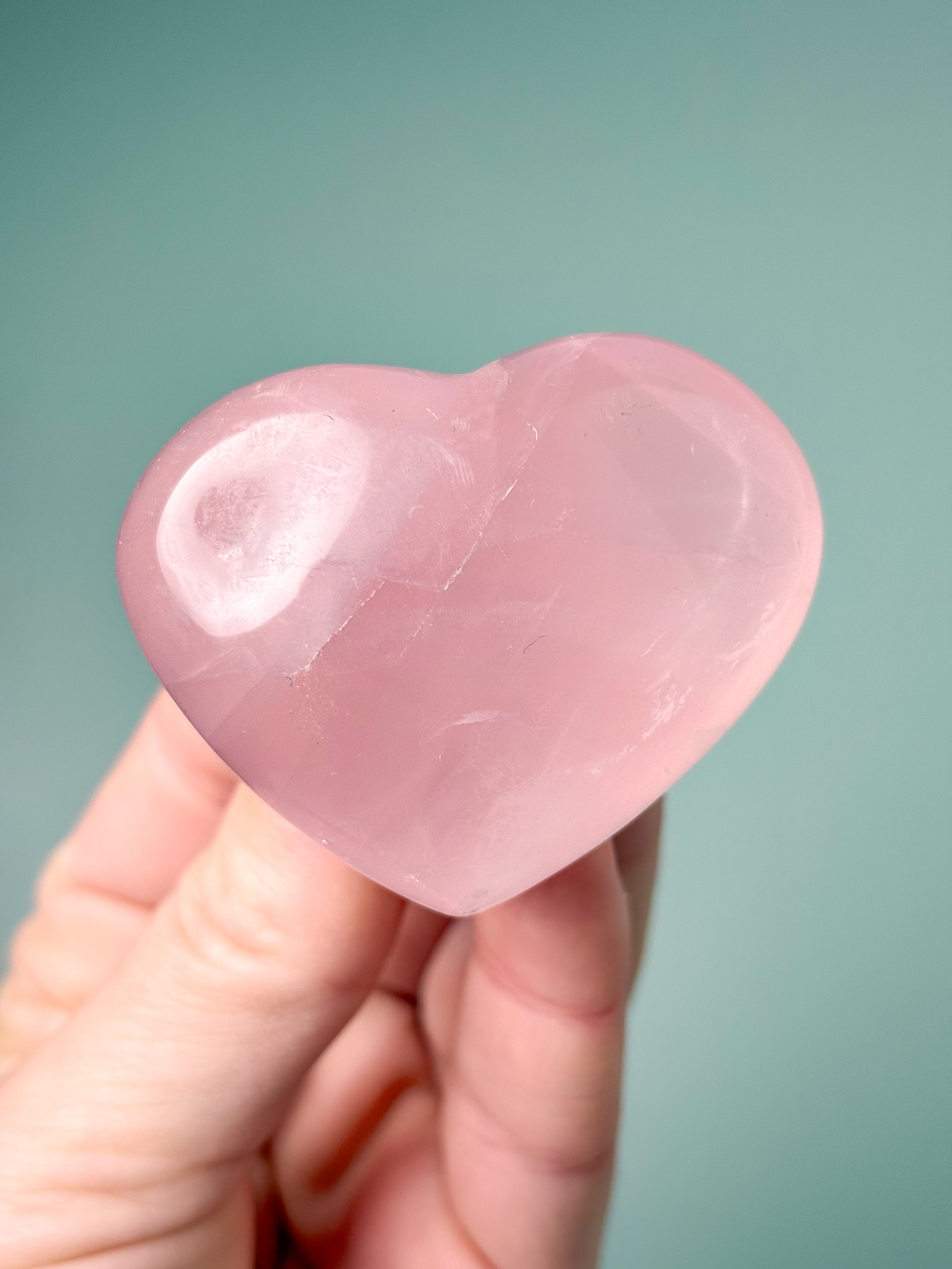 Rosenkvartshjärta (nr 9) Exklusiv kvalitet