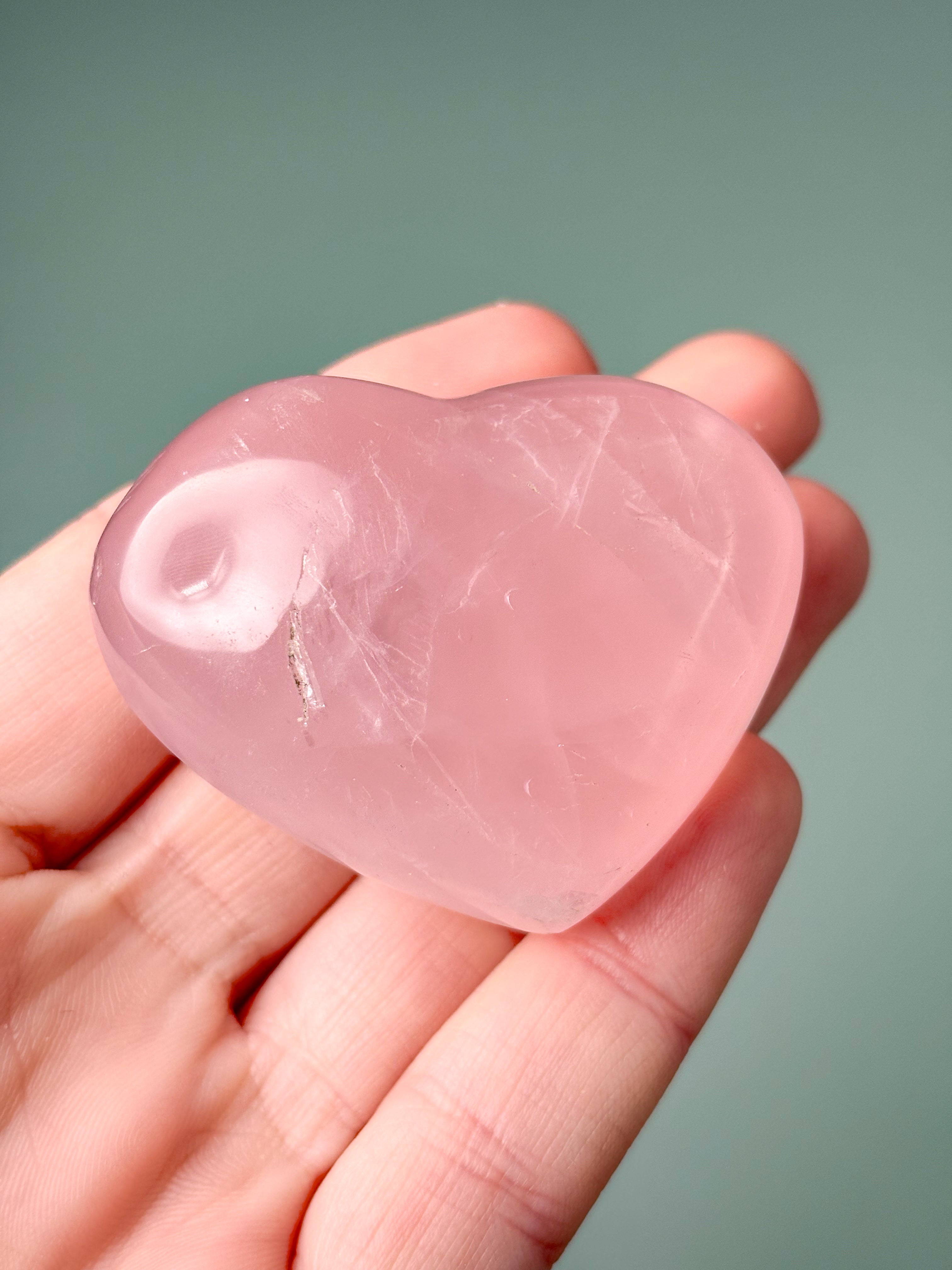 Rosenkvartshjärta (nr 9) Exklusiv kvalitet