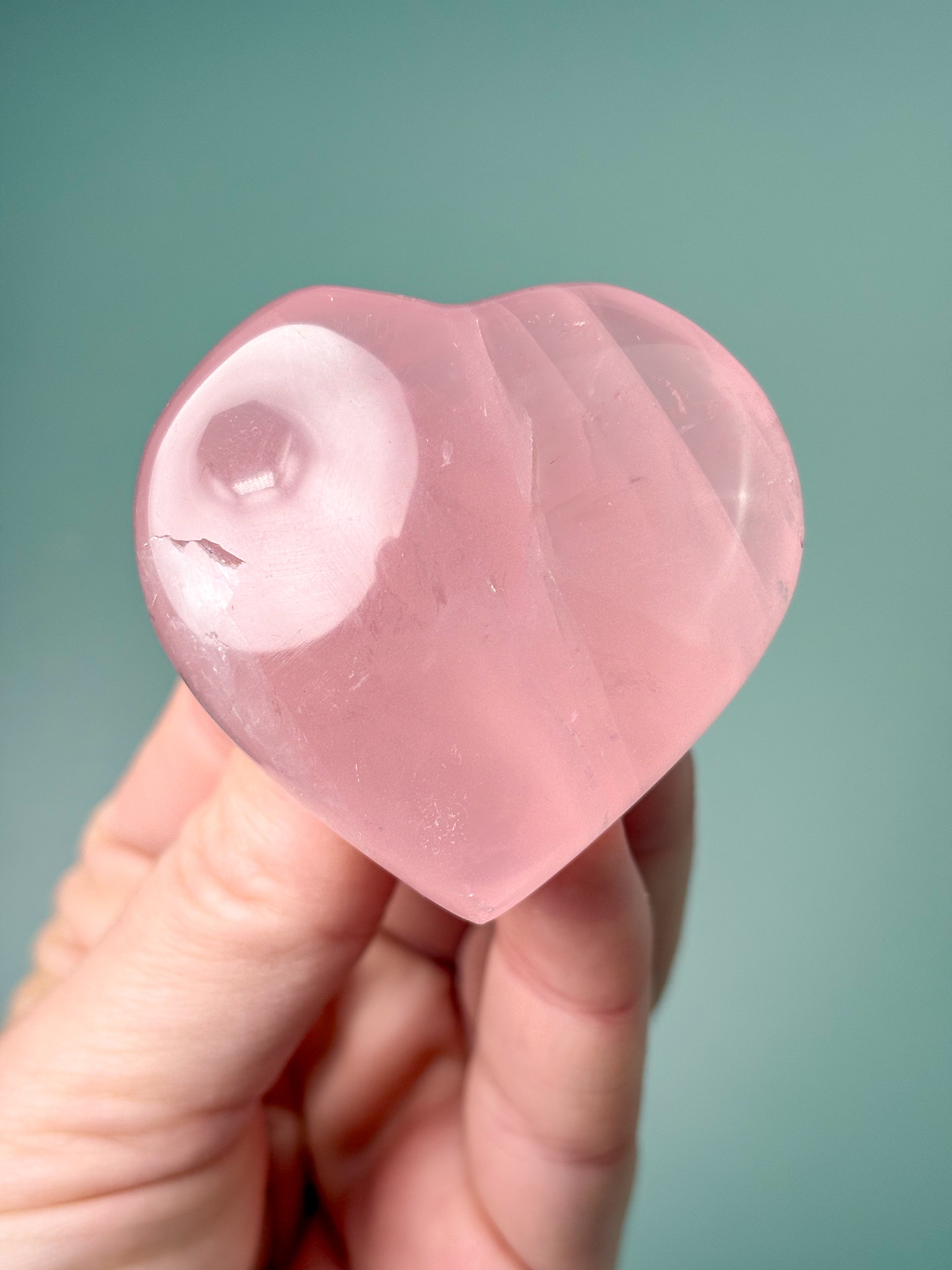 Rosenkvartshjärta (nr 11) Exklusiv kvalitet