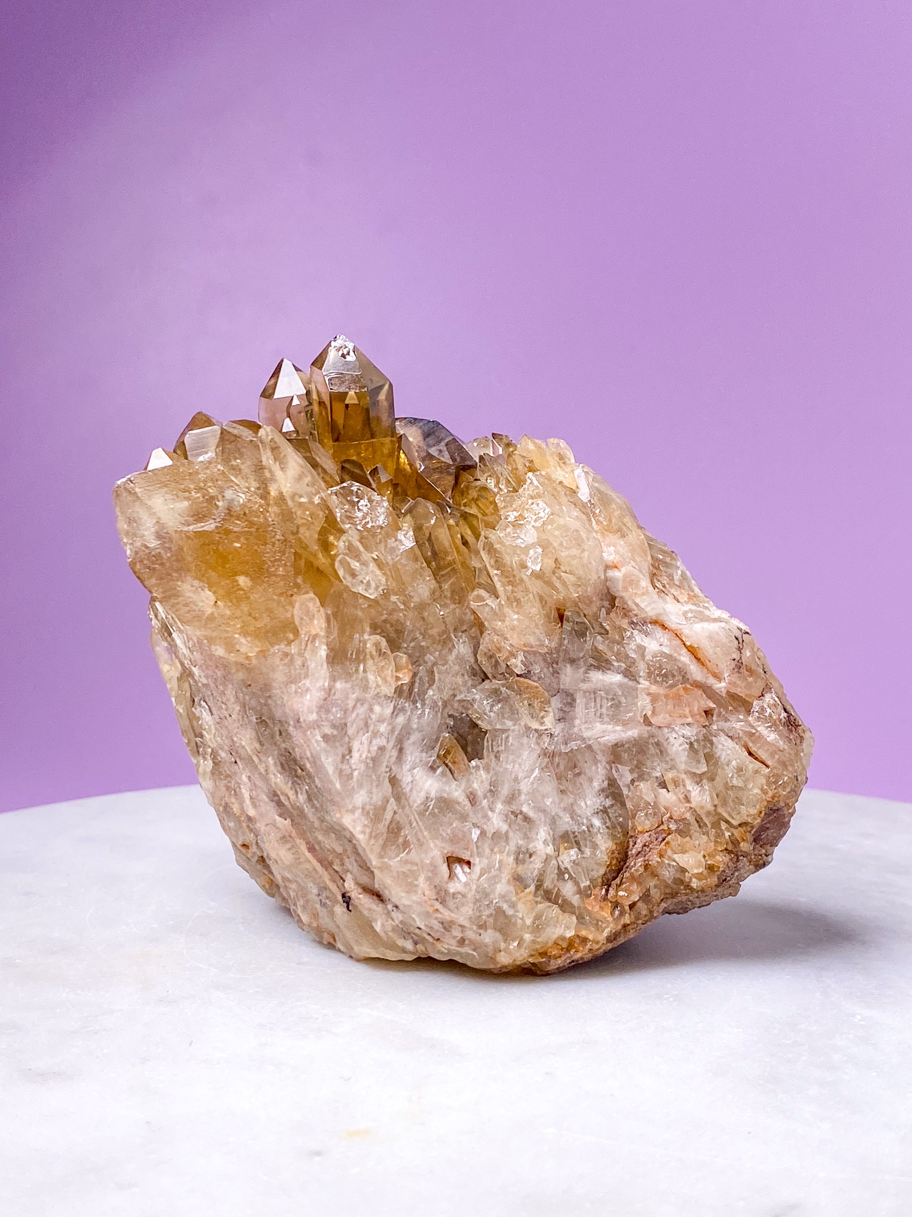 Jätte Kundalini Citrin Kluster (nr 1)