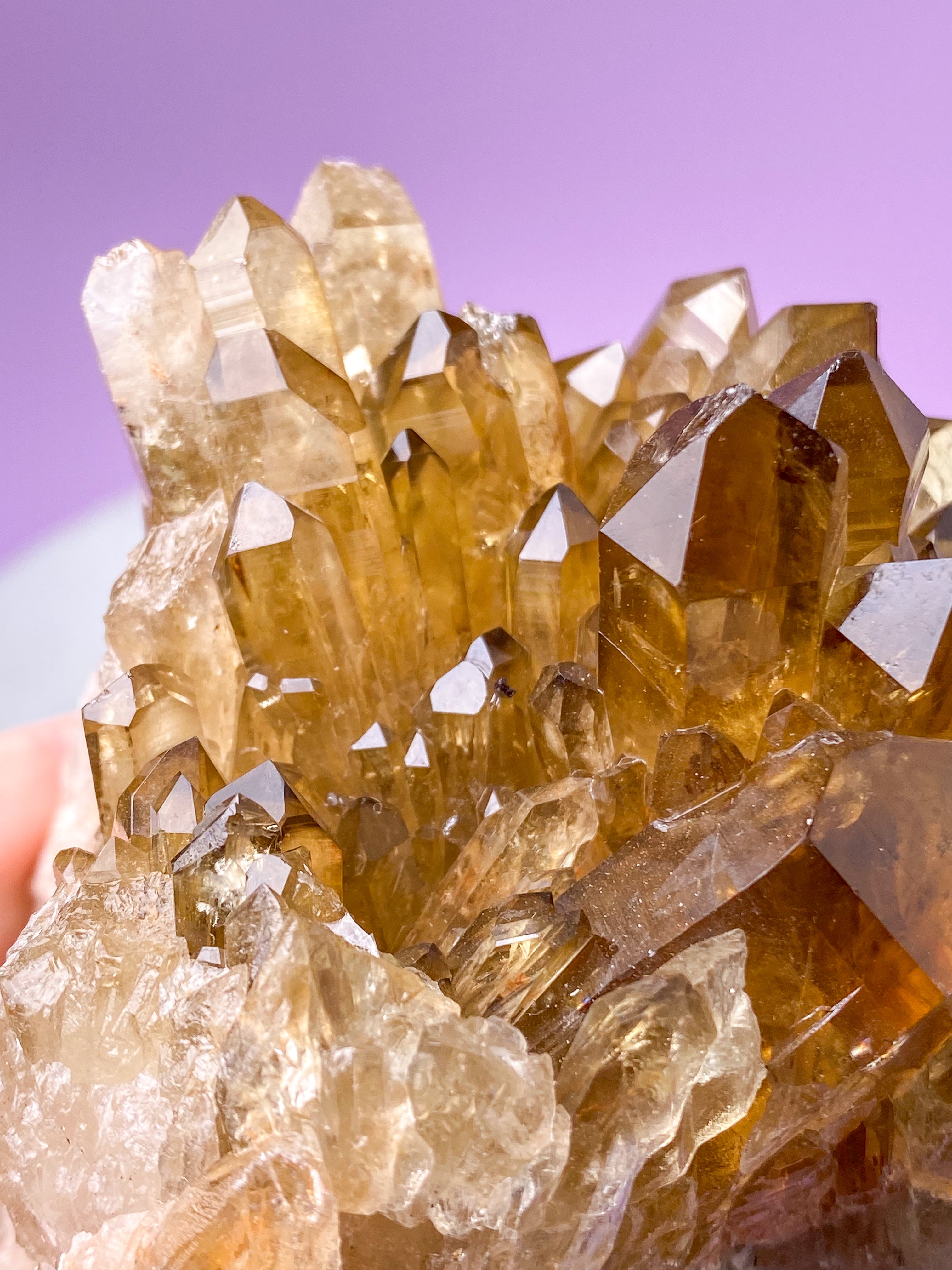 Jätte Kundalini Citrin Kluster (nr 1)