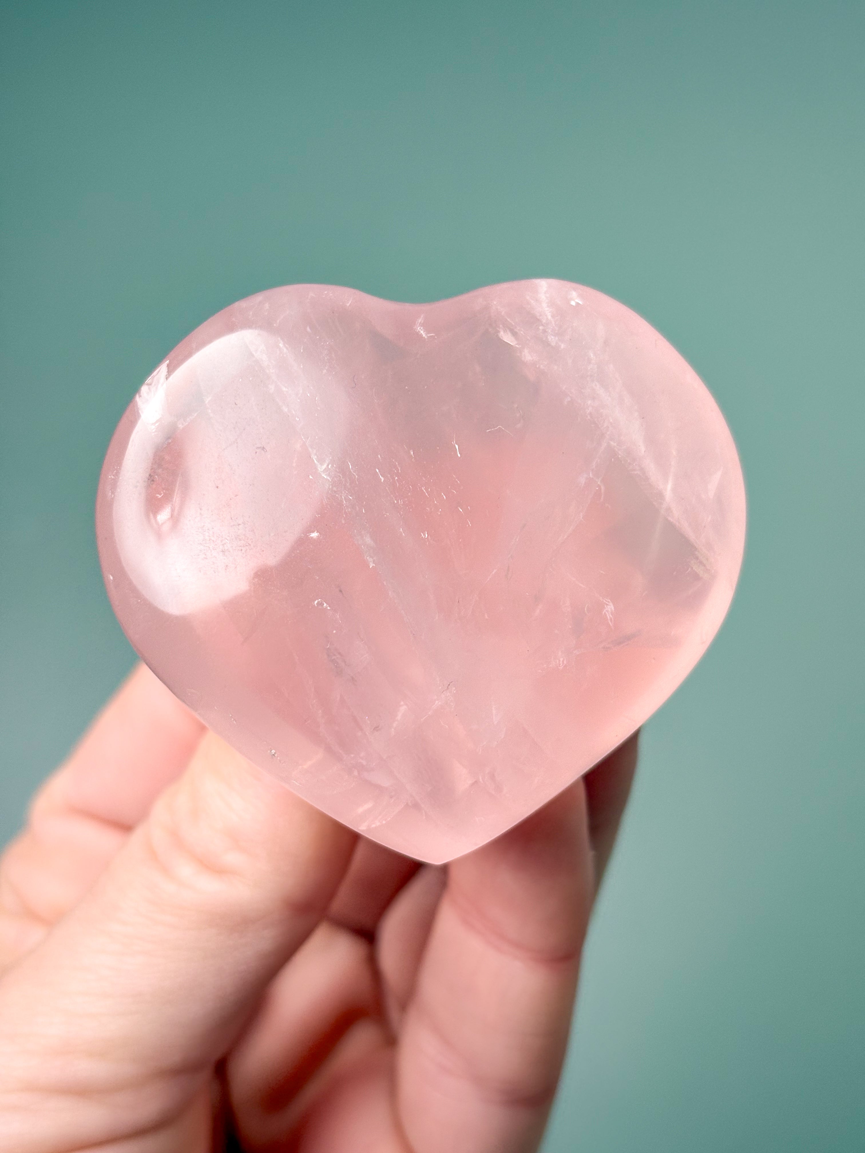 Rosenkvartshjärta (nr 12) Exklusiv kvalitet