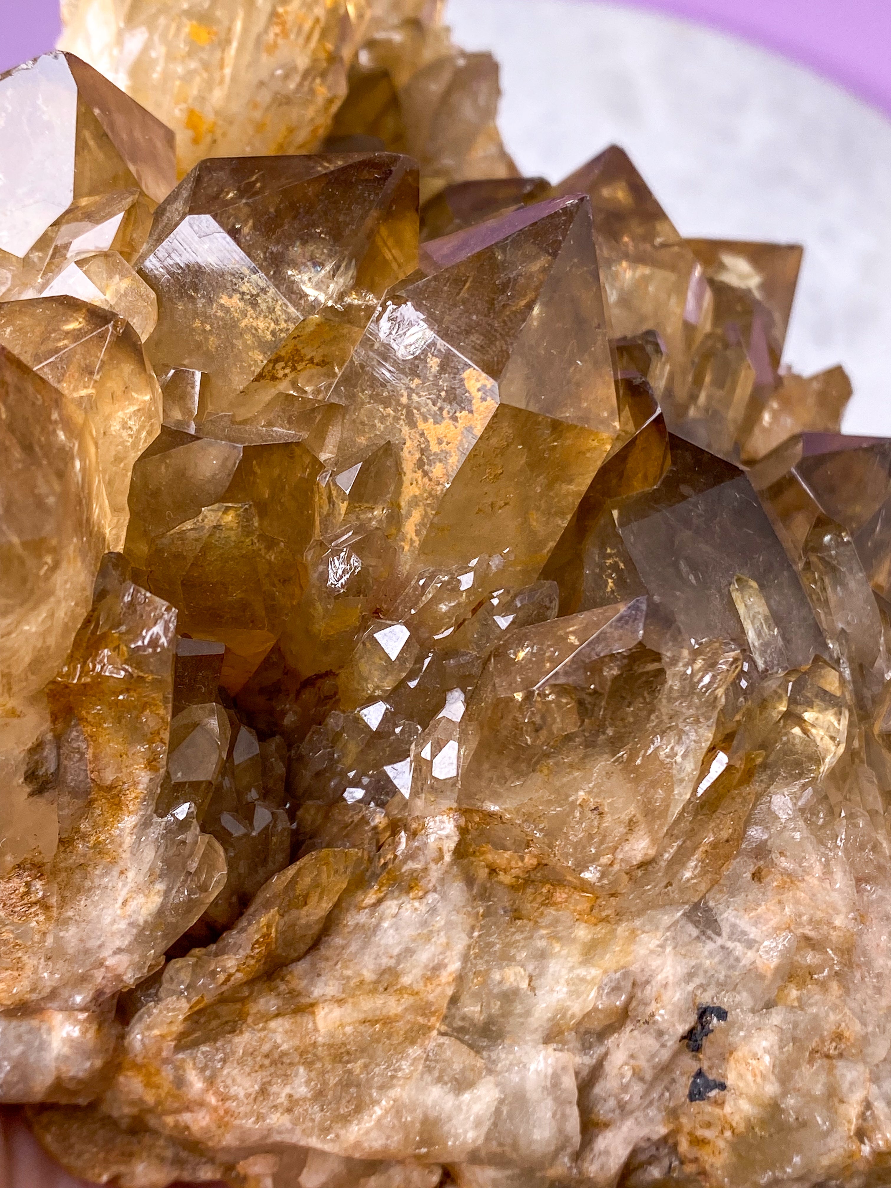 Jätte Kundalini Citrin Kluster (nr 5)