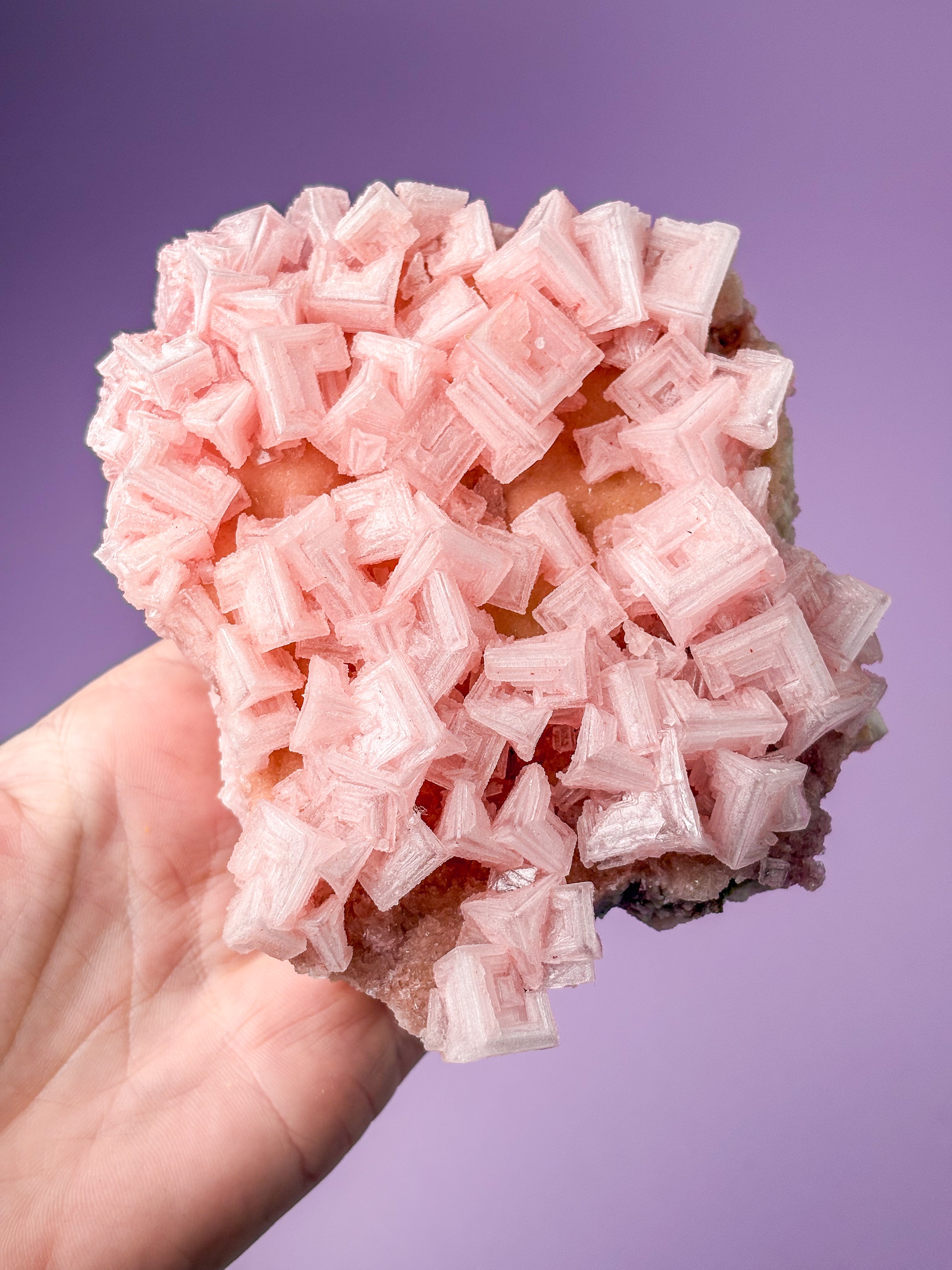 Stor rosa halitkluster (nr 47) 