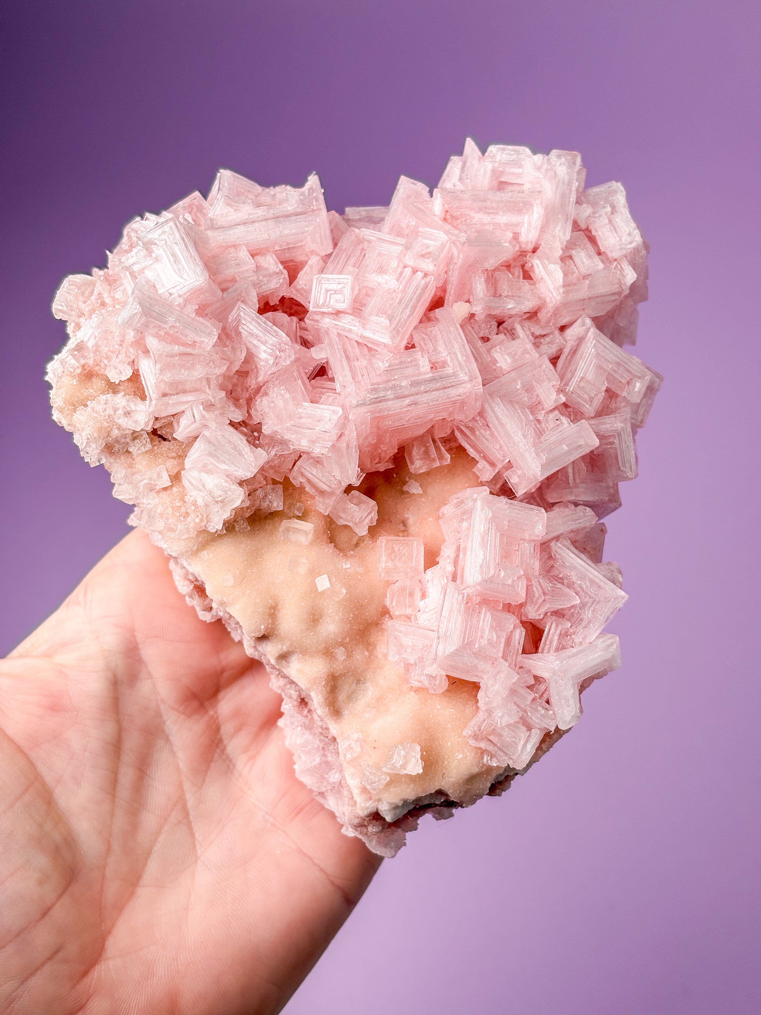 Stor rosa halitkluster (nr 52) 