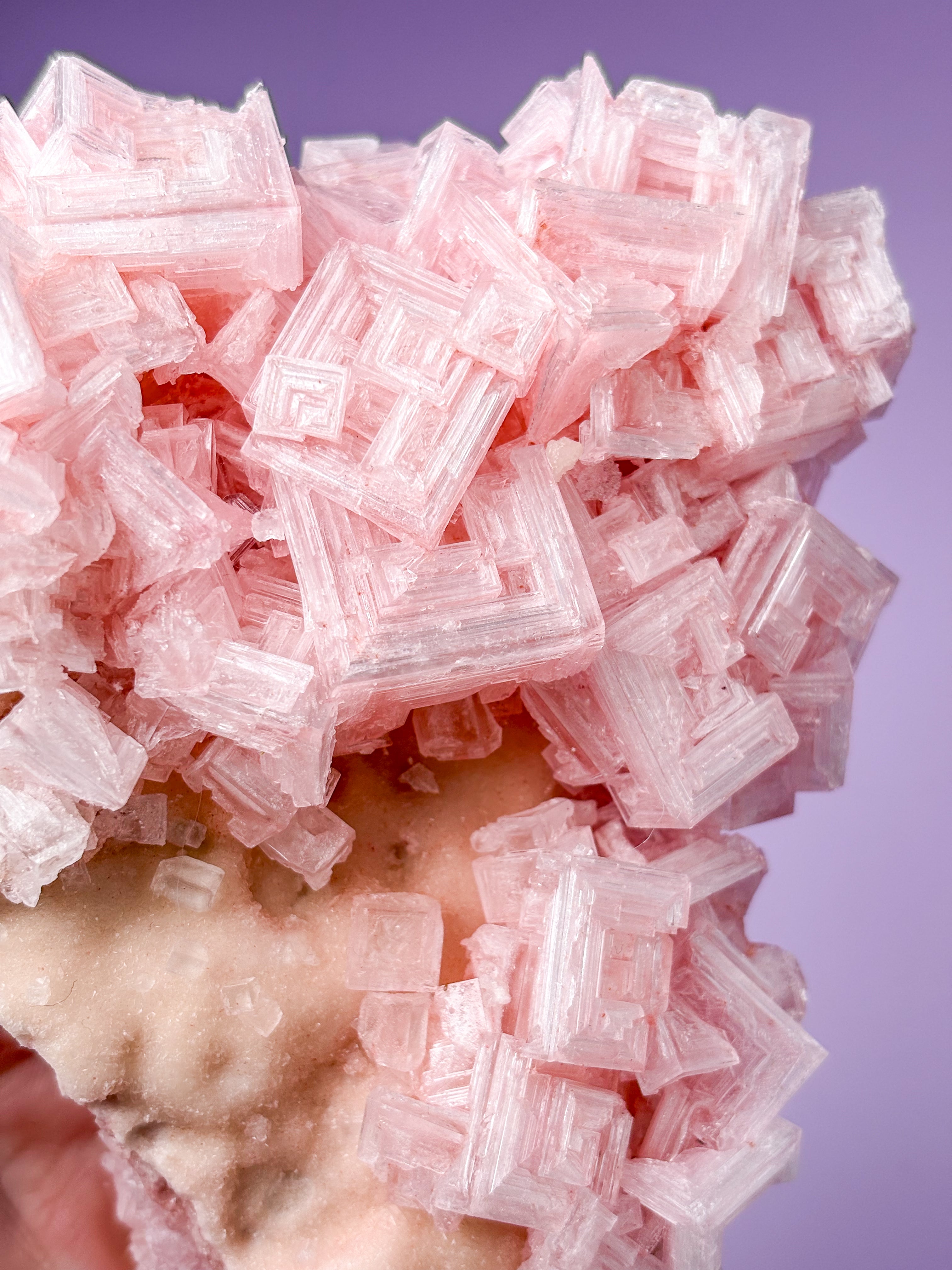 Stor rosa halitkluster (nr 52) 