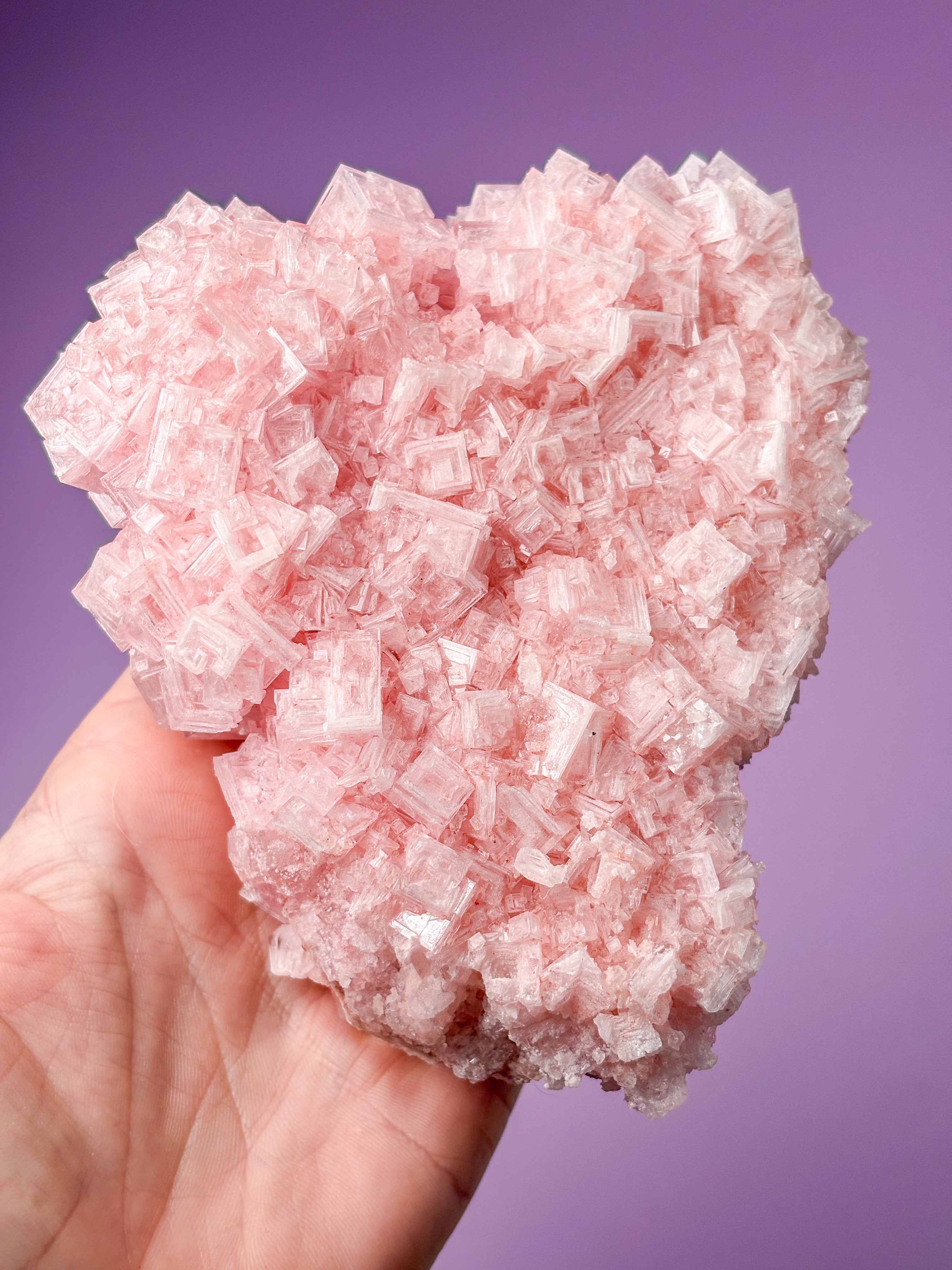 Stor rosa halitkluster (nr 52) 