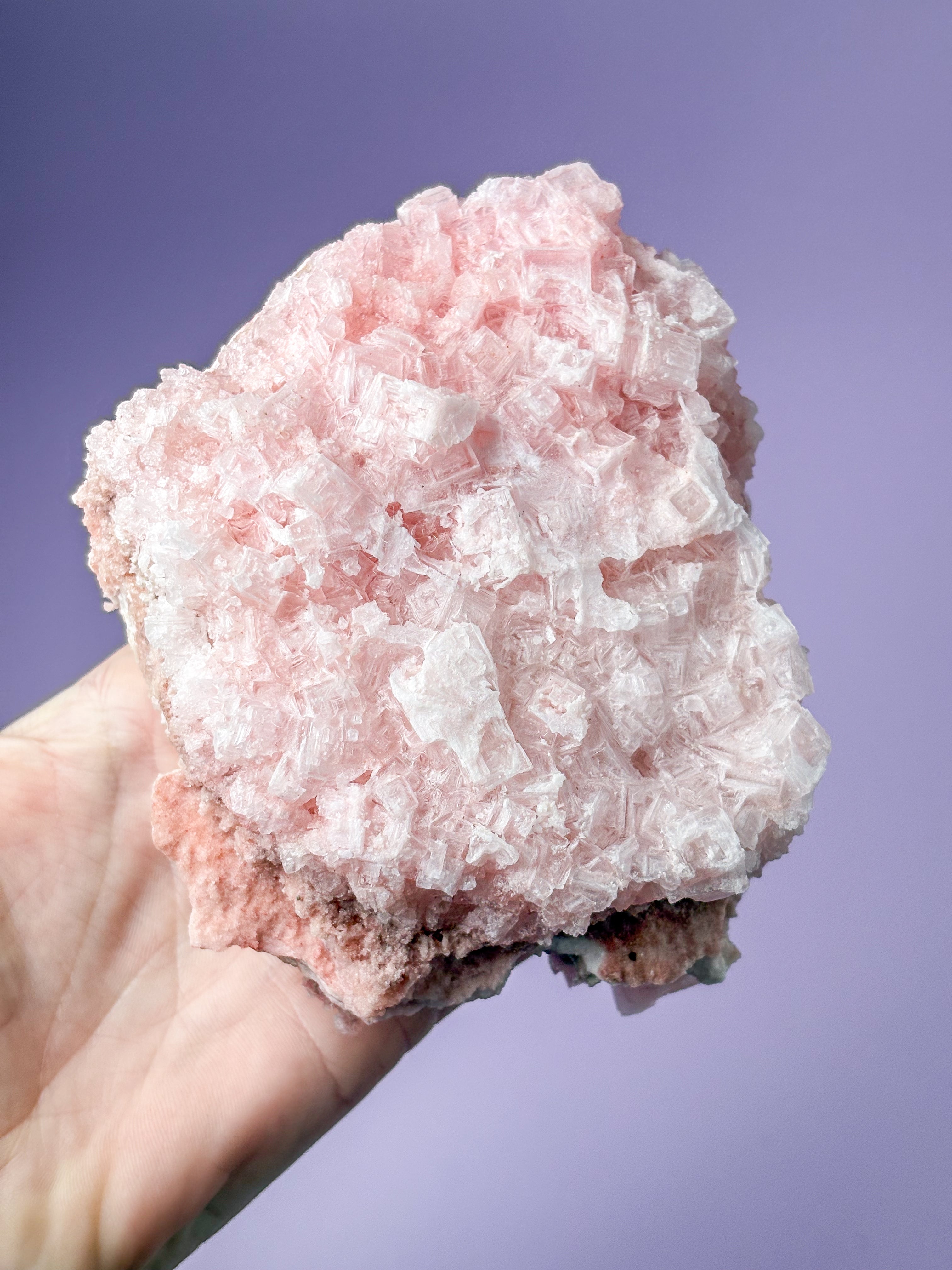 Stor rosa halitkluster (nr 47) 