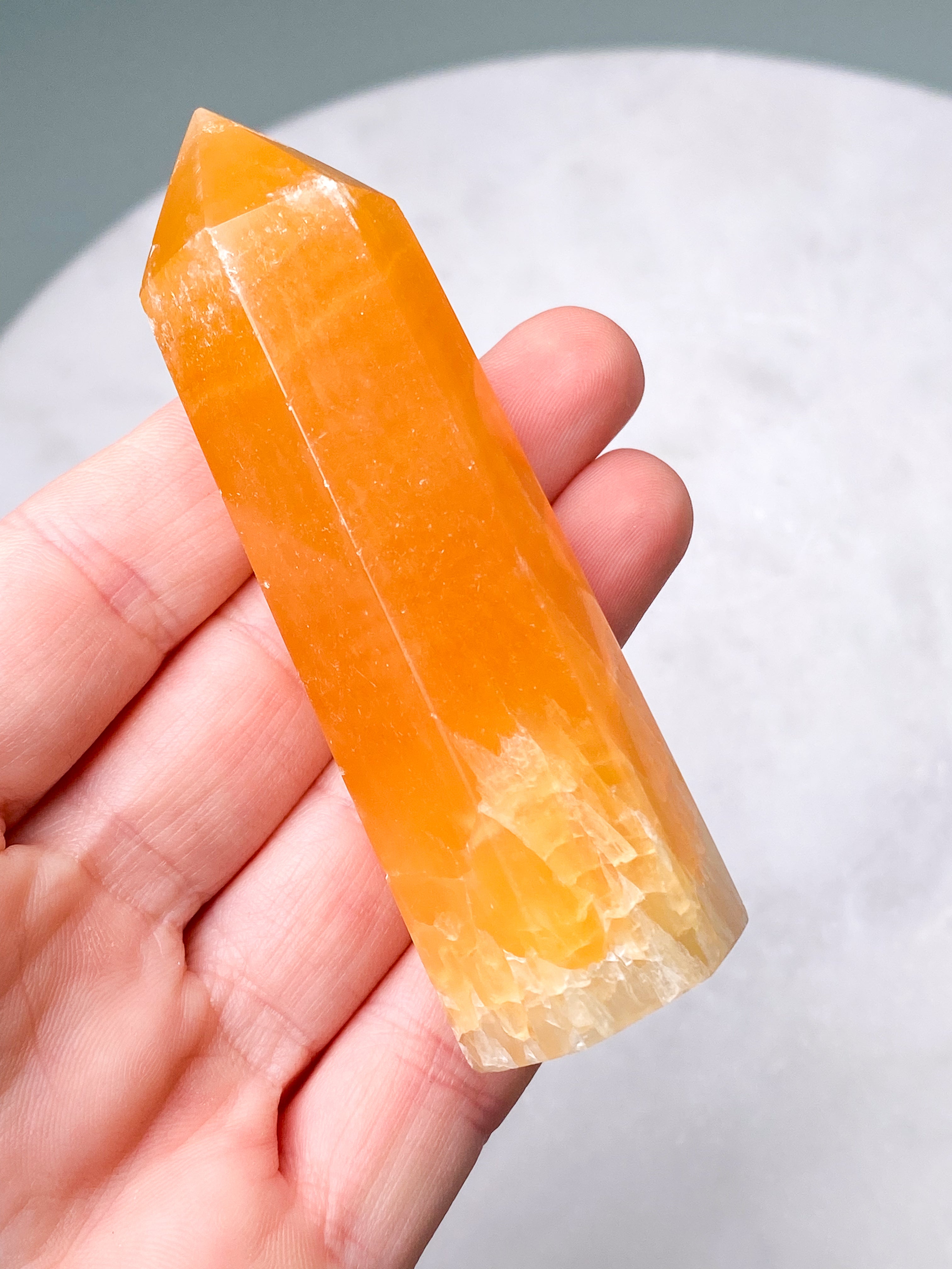 Orange kalcittorn (nr 5)