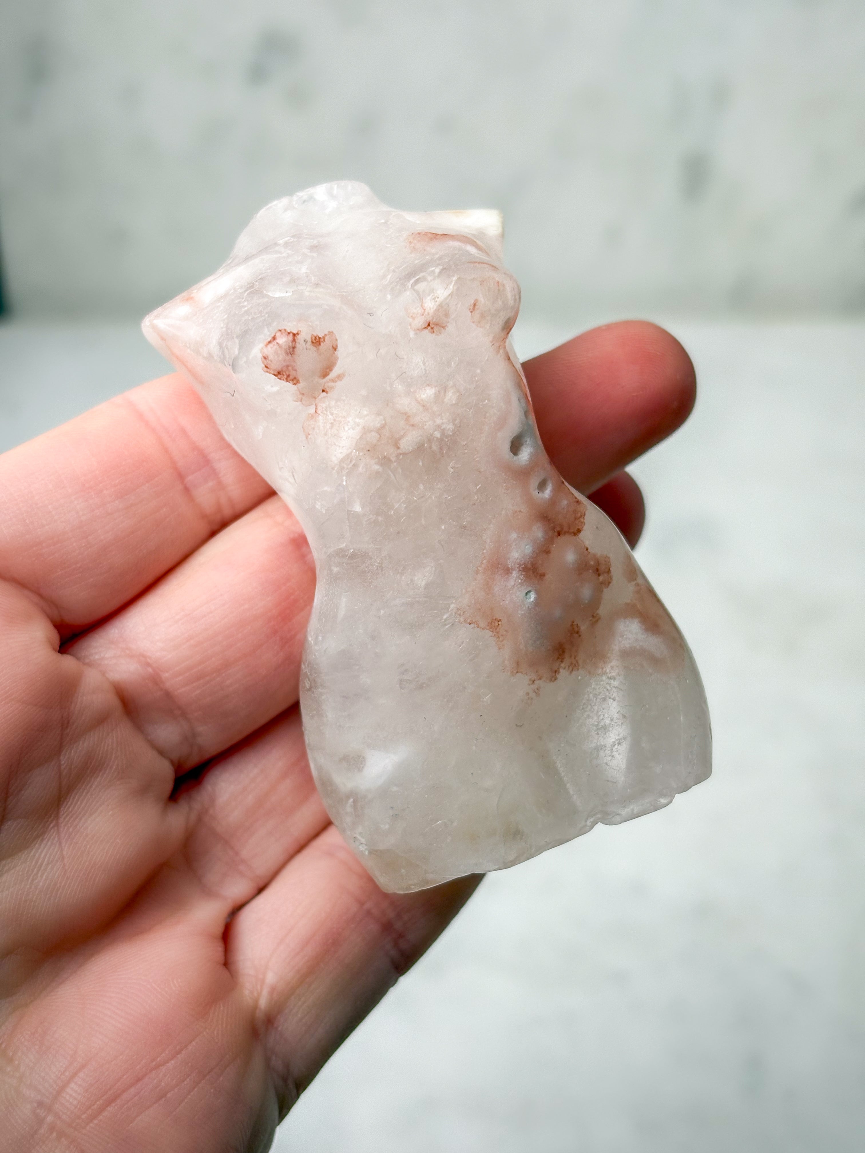 Blomster Agat Torso (Nr. 2)