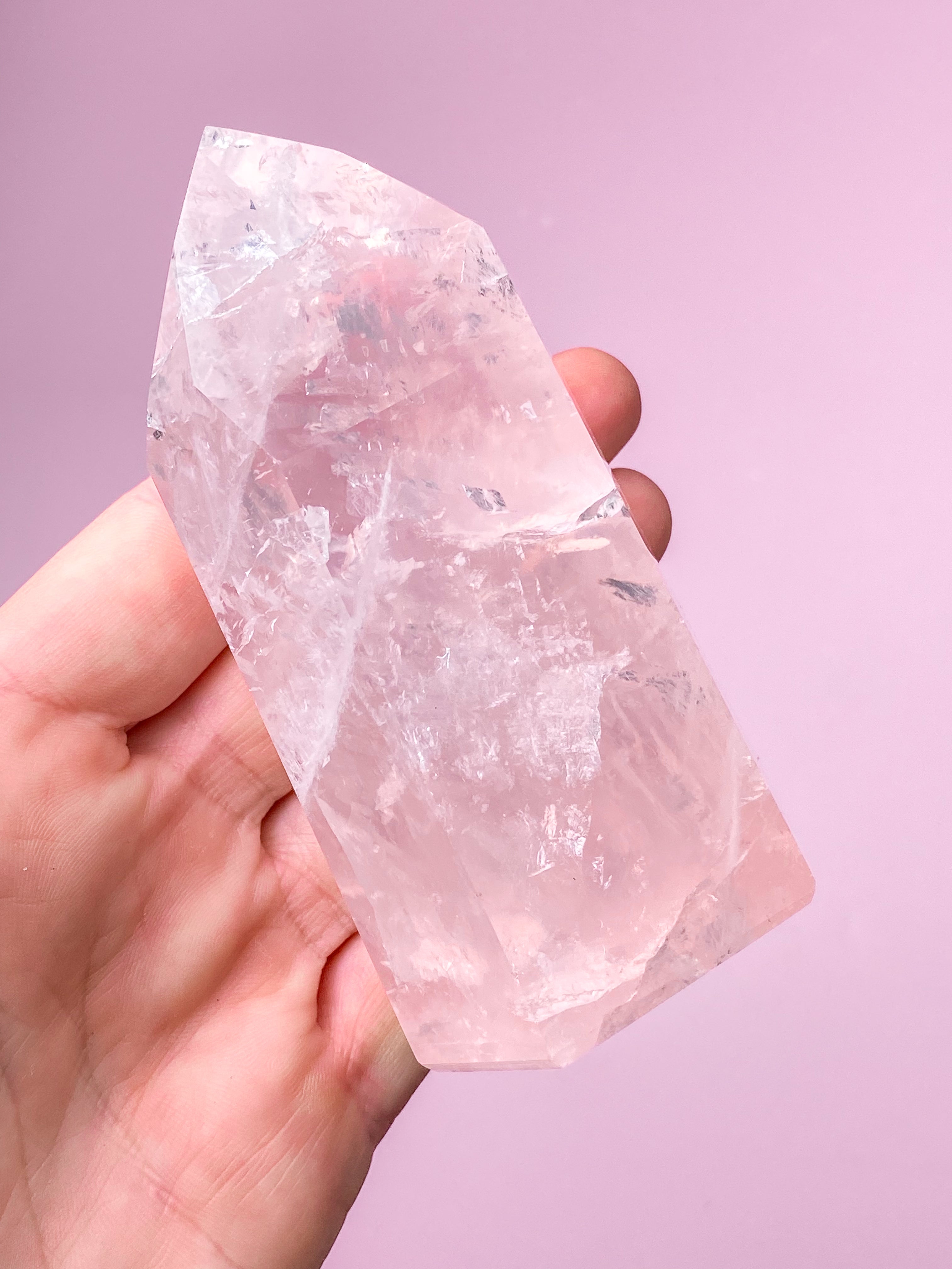 Rosakvarts Tower (exklusiv kvalitet)