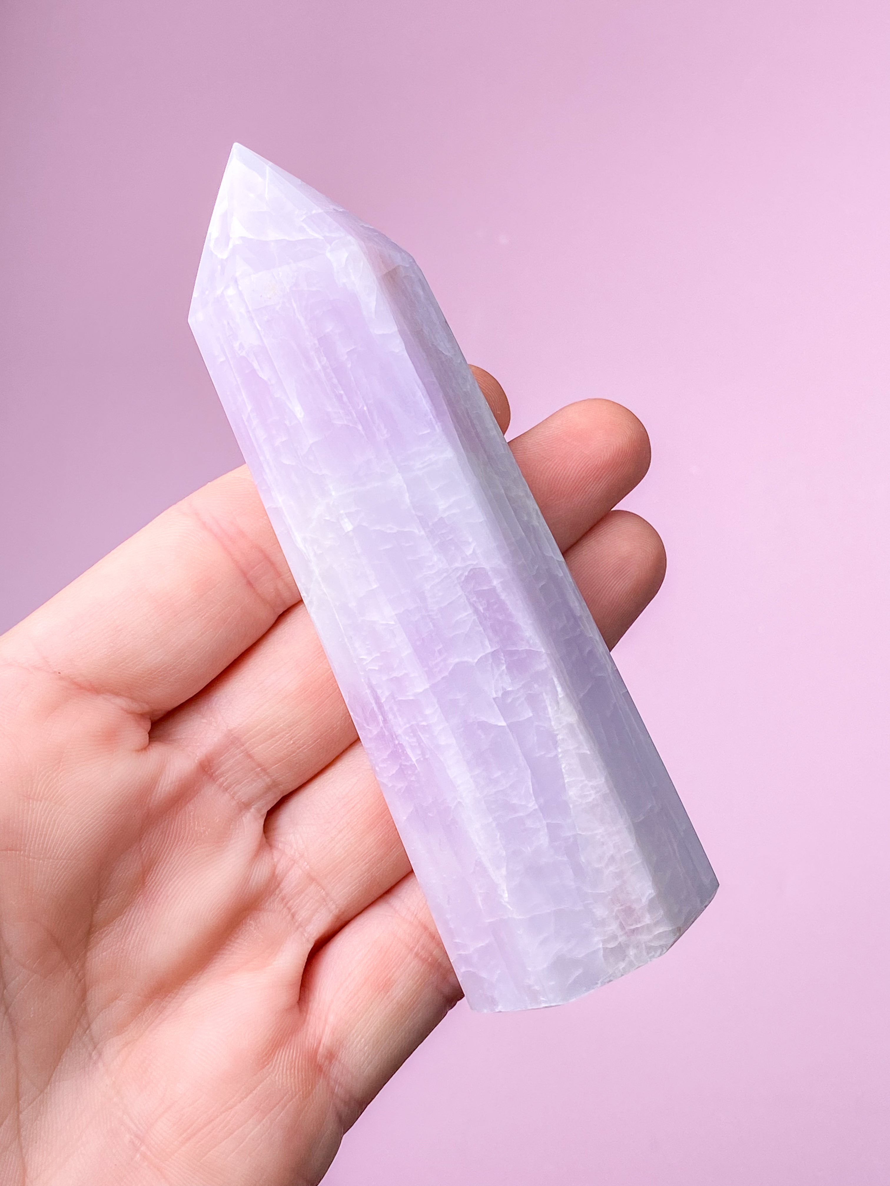 Kunzit polerad (hög kvalitet)