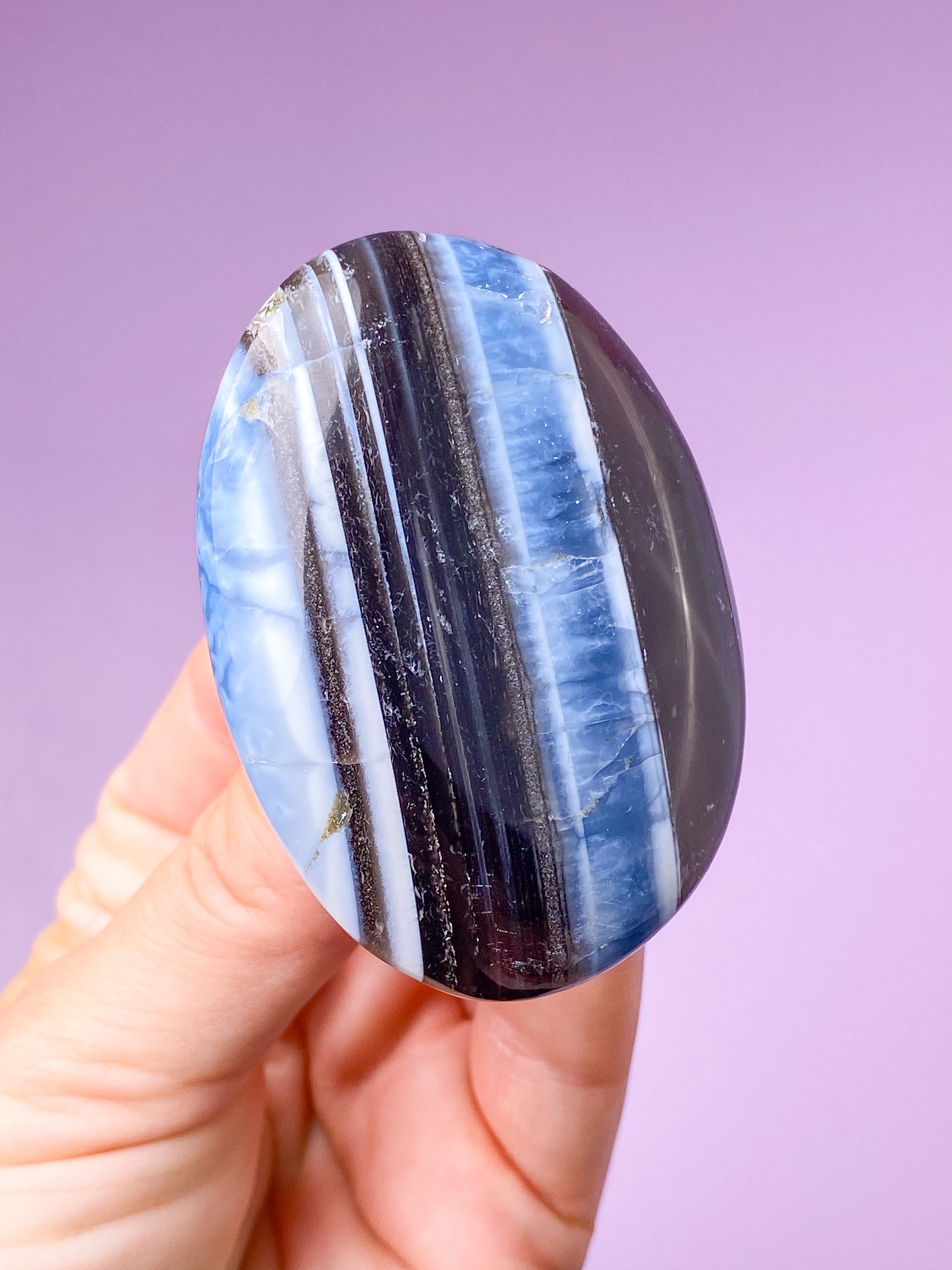 Blå Opal Palmstone (Nr. 11)