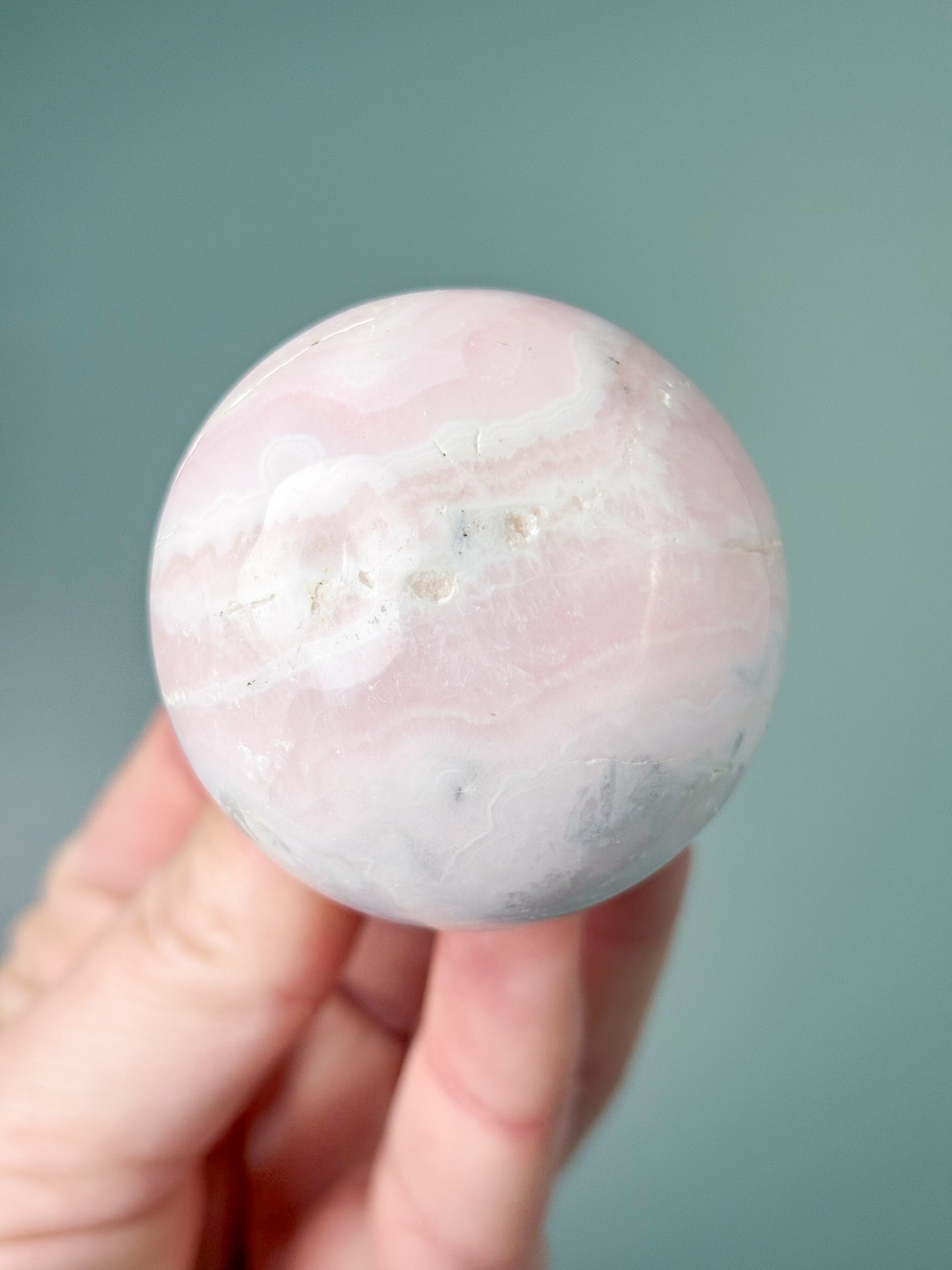 Mangano Calcit Kugle (Nr. 8)